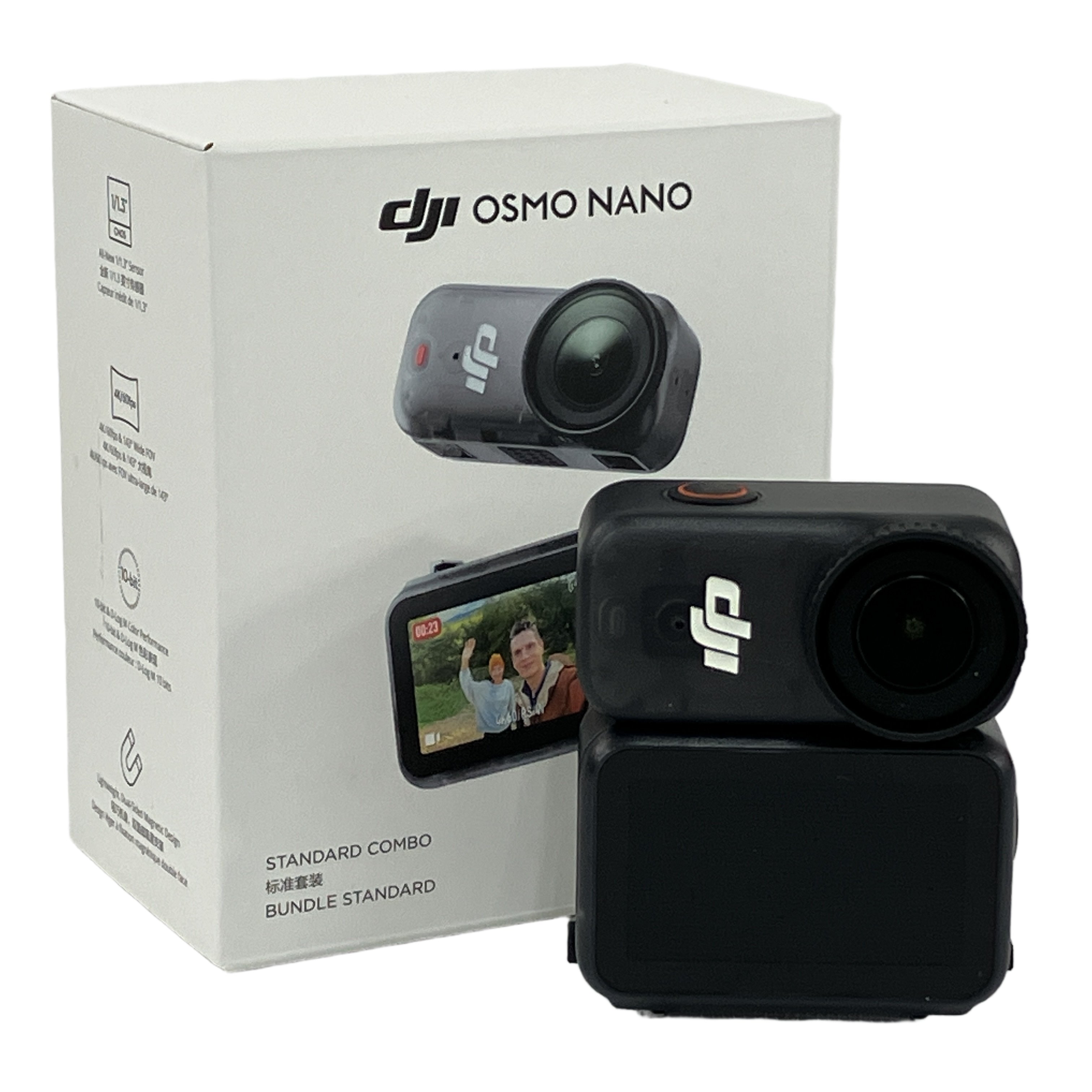DJI OSMO NANO スタンダードコンボ 64GB アクションカメラ 4K ウェアラブルカメラ 中古