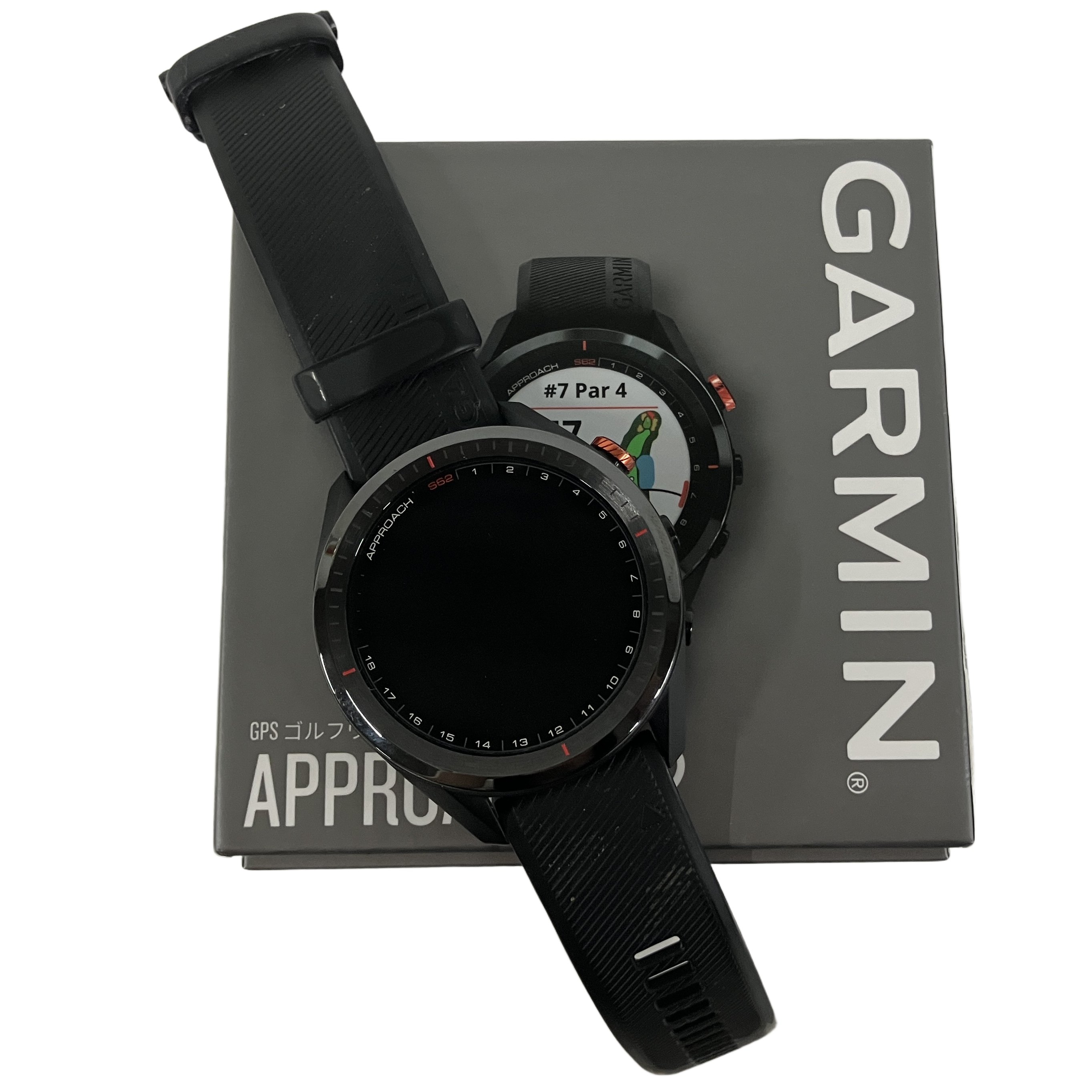 GARMIN APPROACH S62 ブラック GPS ゴルフスマートウォッチ 中古