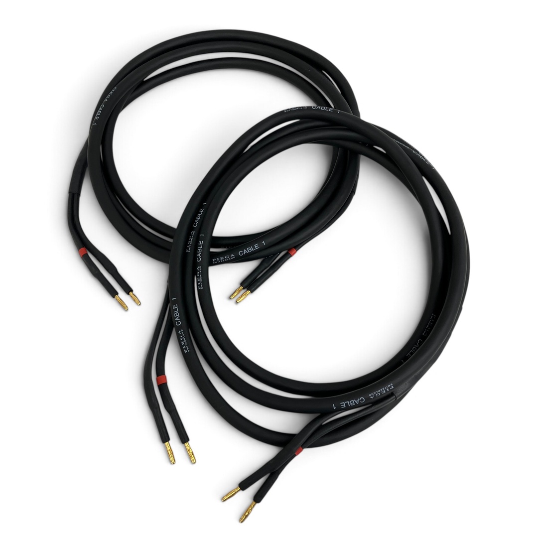 ★高音質を最大限に引き出す純正メーカー加工品! PIEGA Cable1 (3mペア) ピエガ スピーカーケーブル Cable one★
