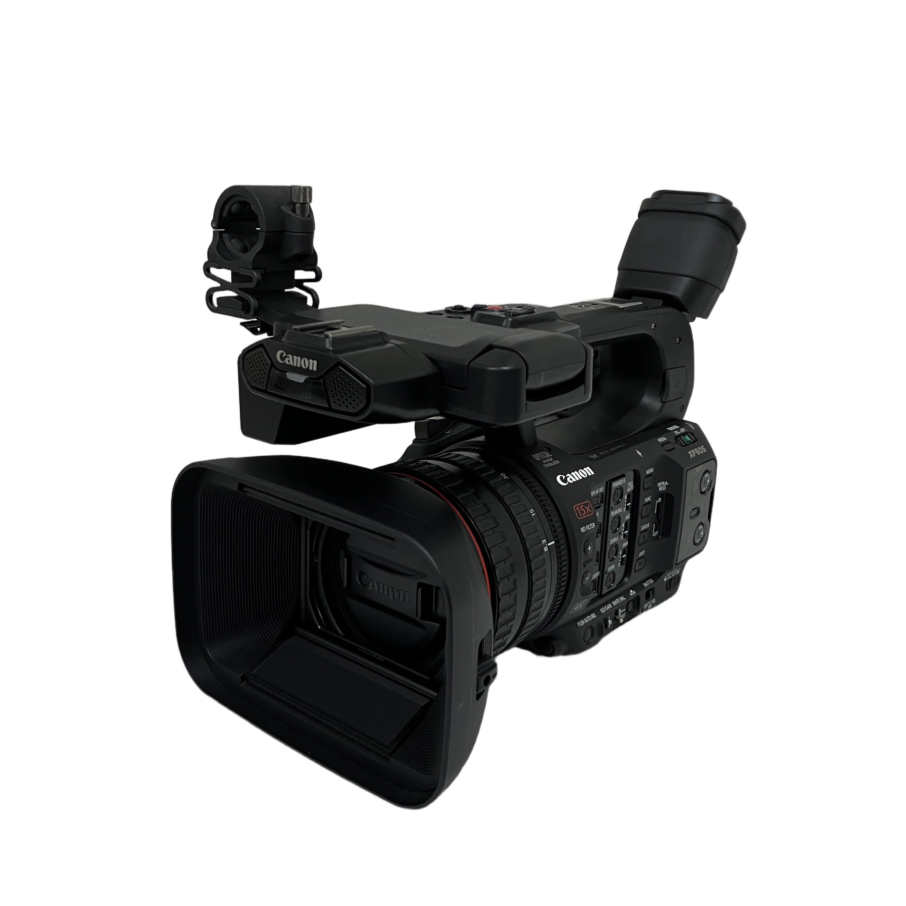 Canon キヤノン XF605 業務用デジタルビデオカメラ 4K 1.0型CMOS 予備バッテリー アクセサリーセット 中古