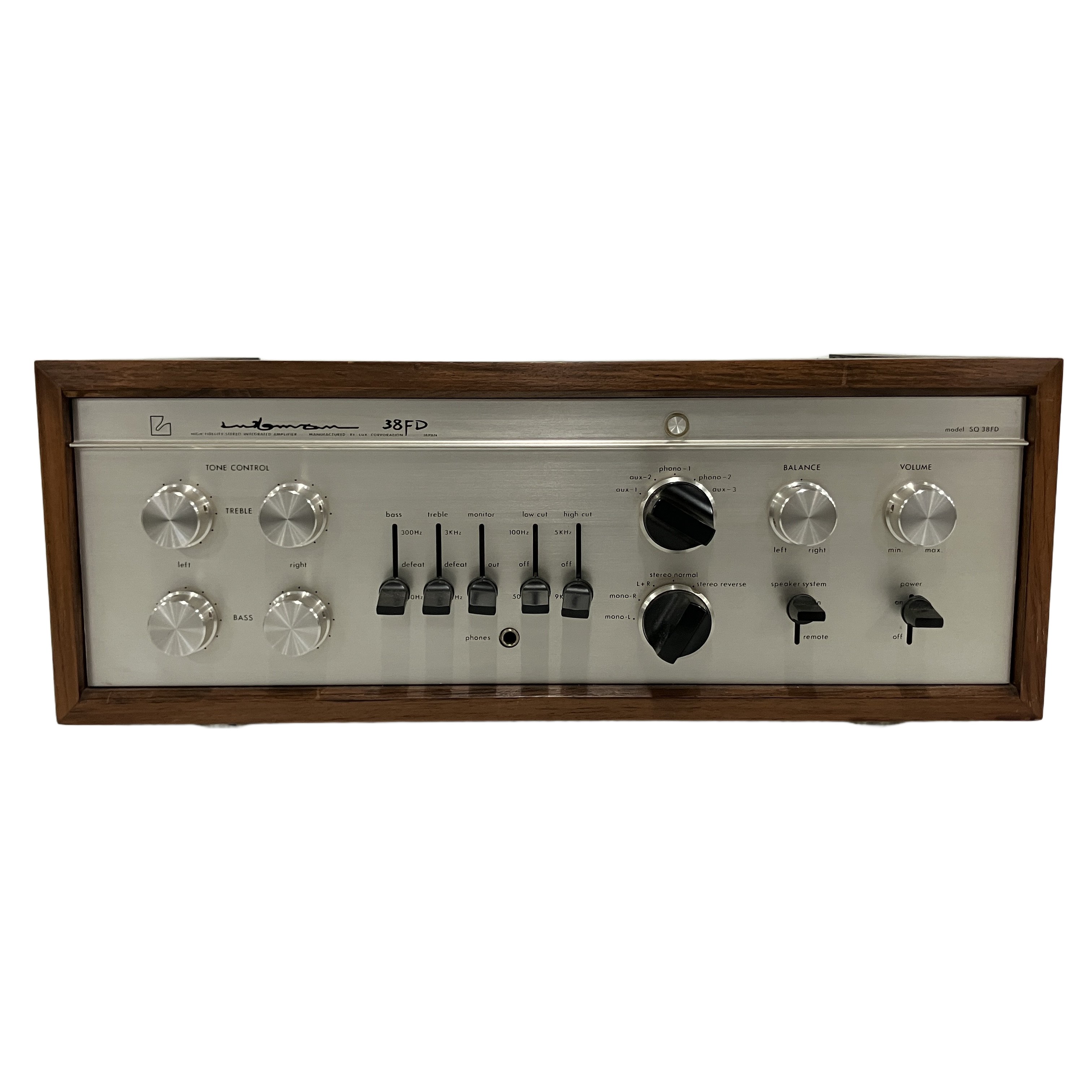 LUXMAN SQ38FD 真空管プリメインアンプ ラックスマン 名機 希少 オーディオ 音響 中古