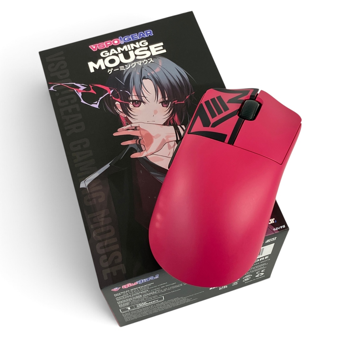 VSPO!GEAR PVSPORE 如月 れん EDITION ぶいすぽっ! ゲーミング マウス PC周辺機器 中古