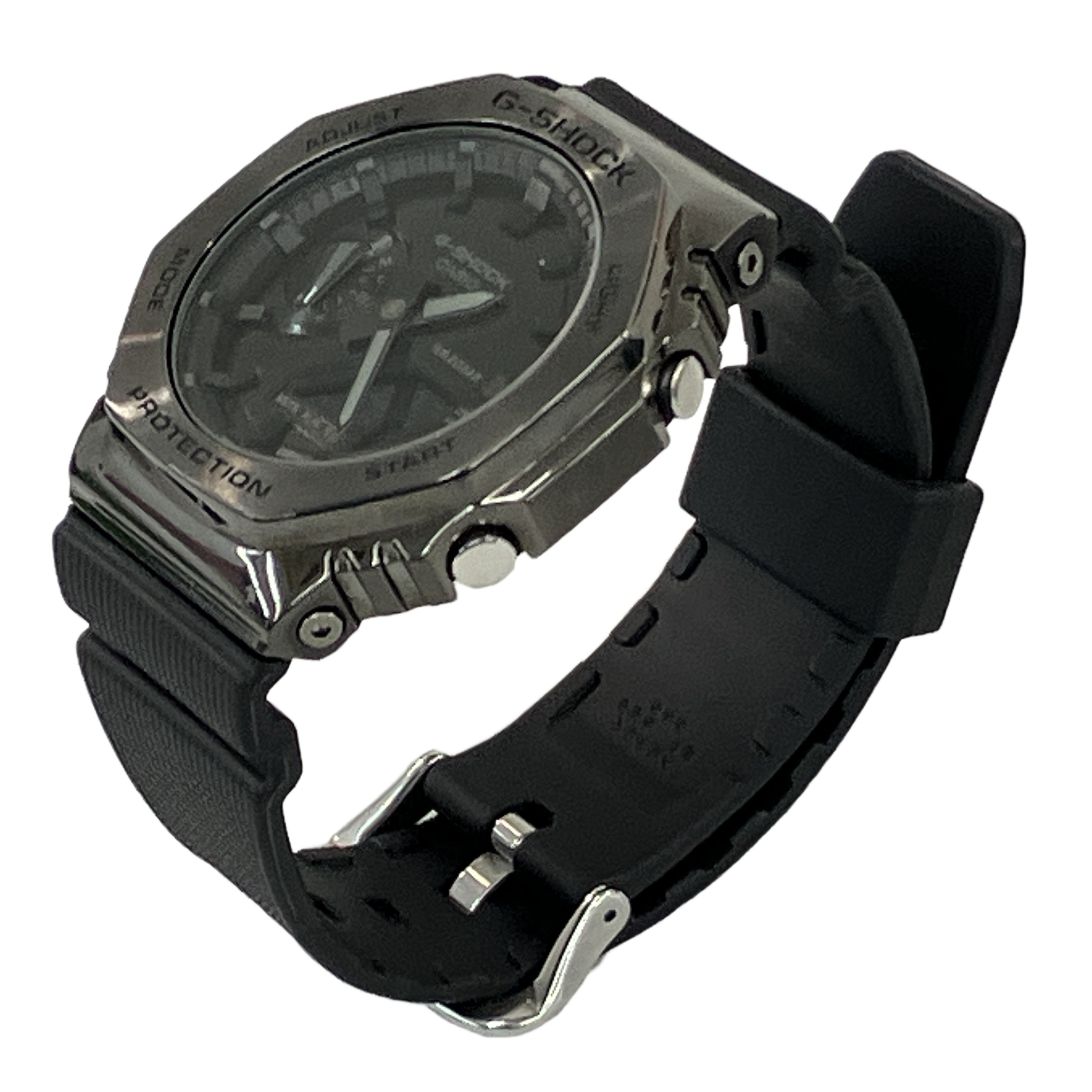 CASIO カシオ G-SHOCK デジアナ GM-2100BB メタルカバード Gショック ブラック 時計 中古 良好