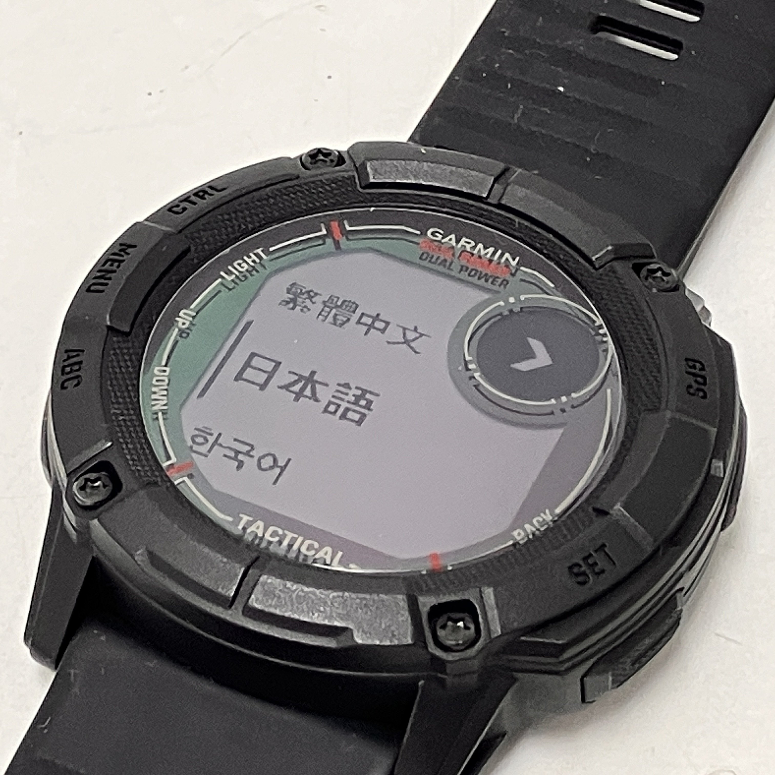 GARMIN ガーミン Instinct 2X Dual Power TACTICAL GPS スマートウォッチ 腕時計 中古