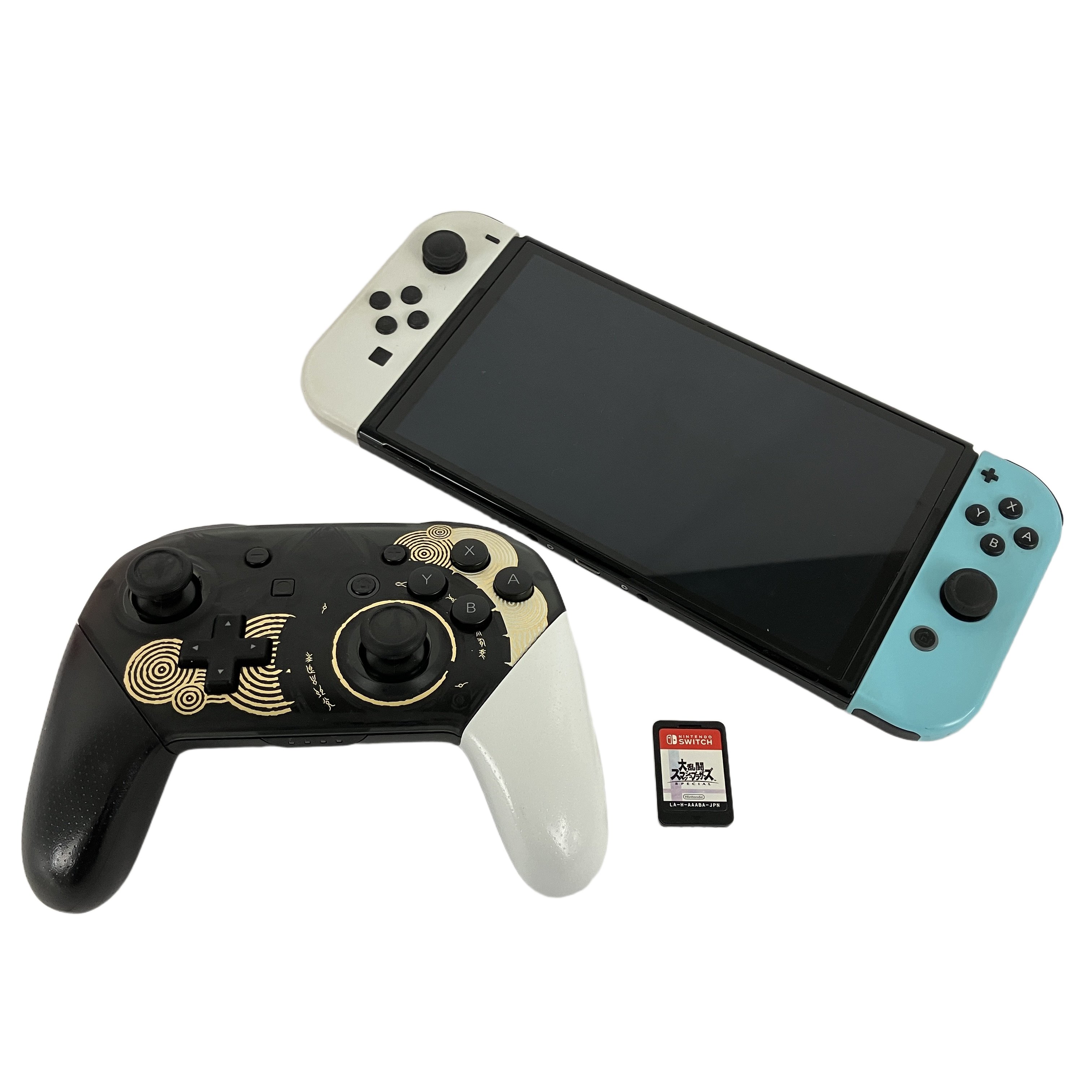 任天堂switch HEG-001 2022年製 Proコントローラー スマッシュブラザーズ付属 ゲーム機 中古