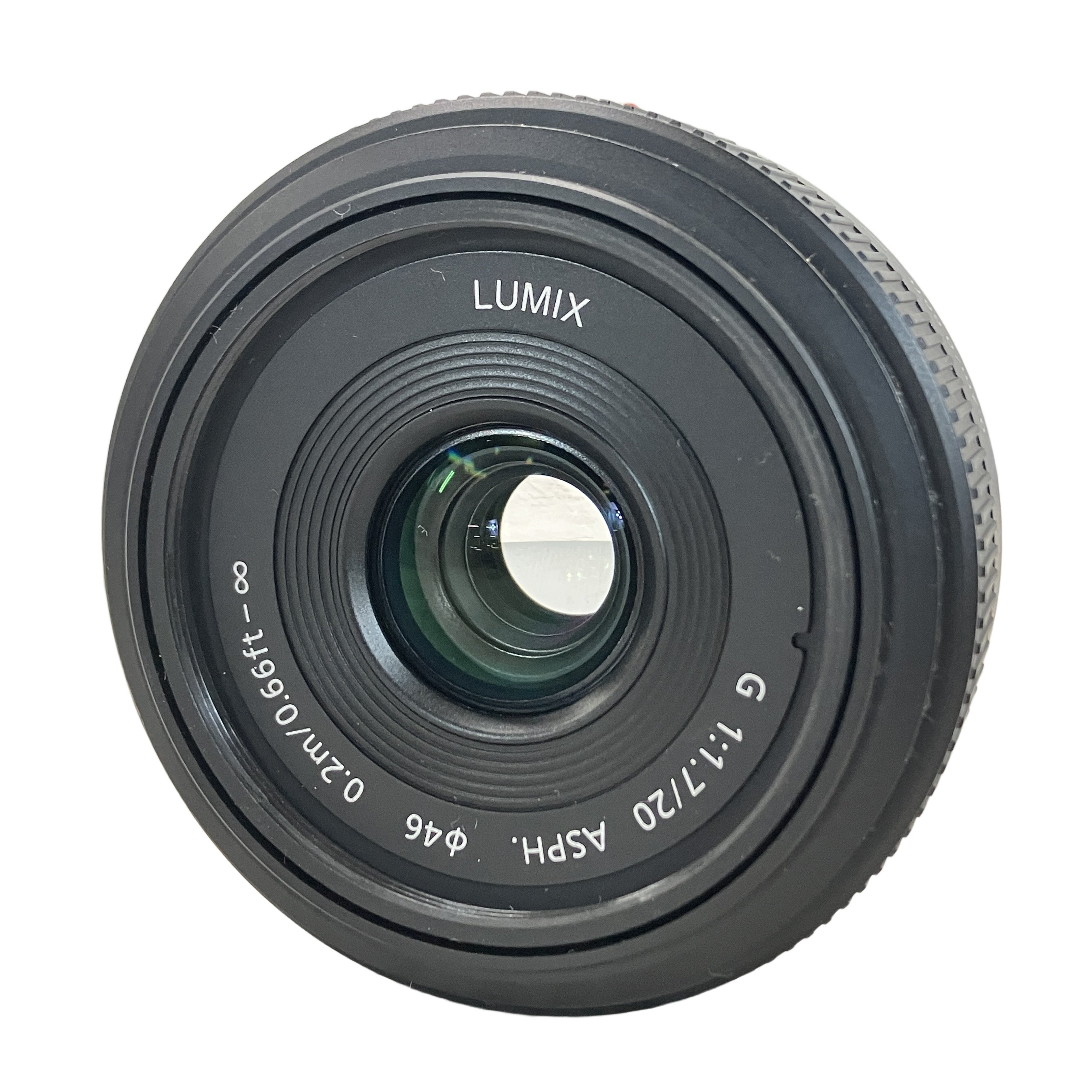 Panasonic パナソニック H-H020 LUMIX G 1:1.7/20 ASPH φ46 0.2m/0.66ft レンズ 中古