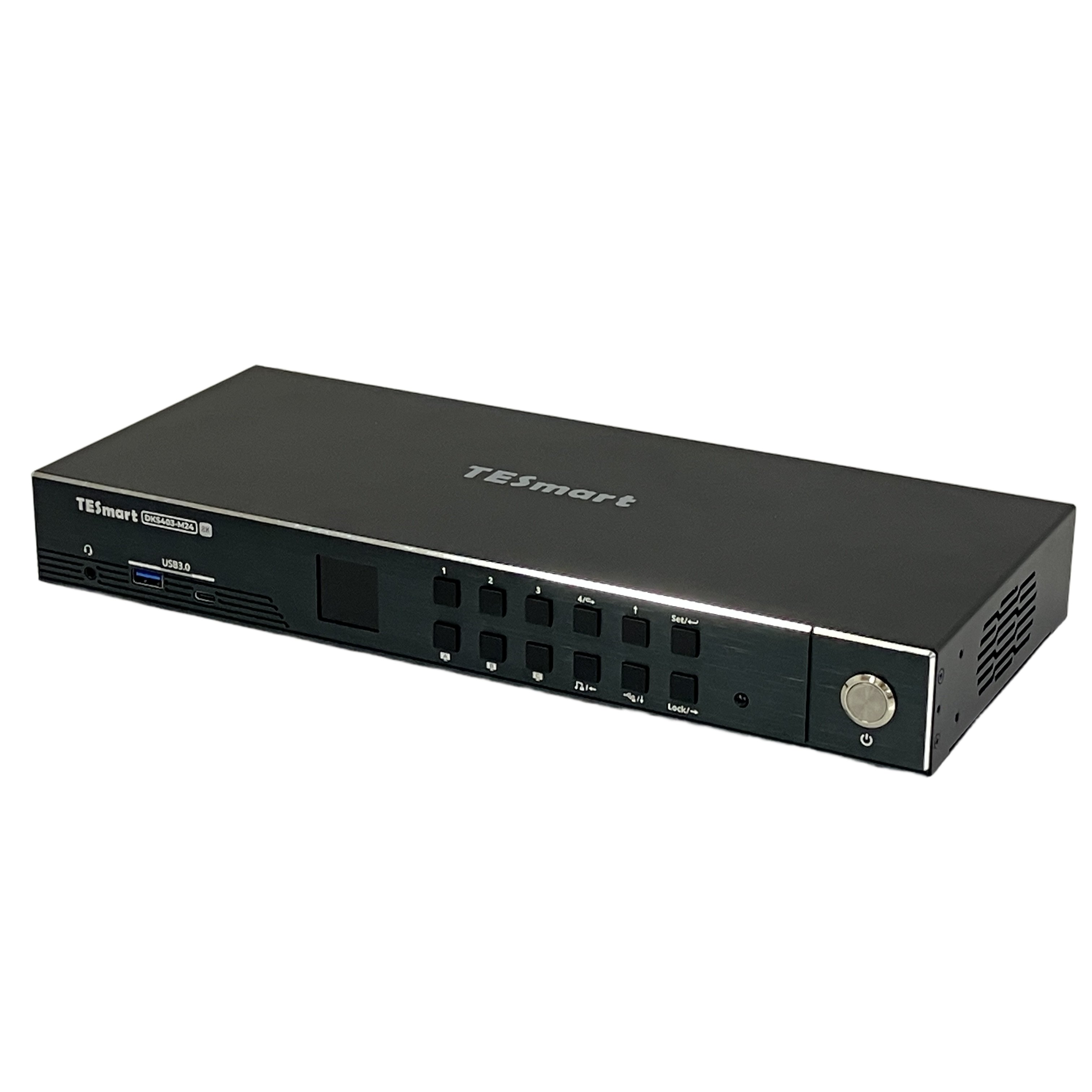 TESmart DKS403-M24 KVMスイッチ モニタリング 複数台 マルチスイッチ 監視 セキュリティー 中古