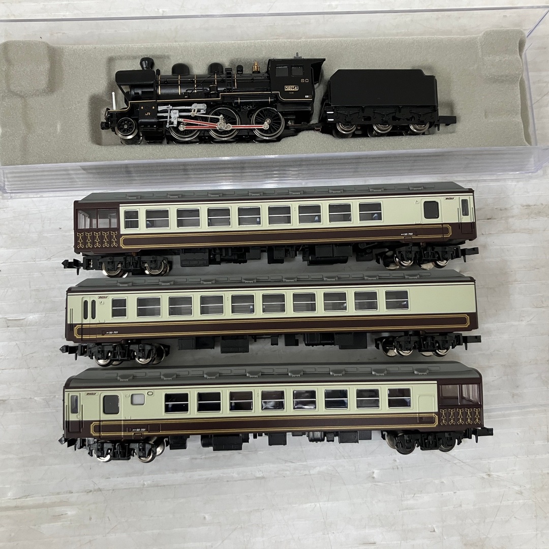 MICRO ACE A-8642 8620型 58654+ 50系 700番台 SL あそBOY 蒸気機関車 N 鉄道模型 4両セット マイクロエース 中古