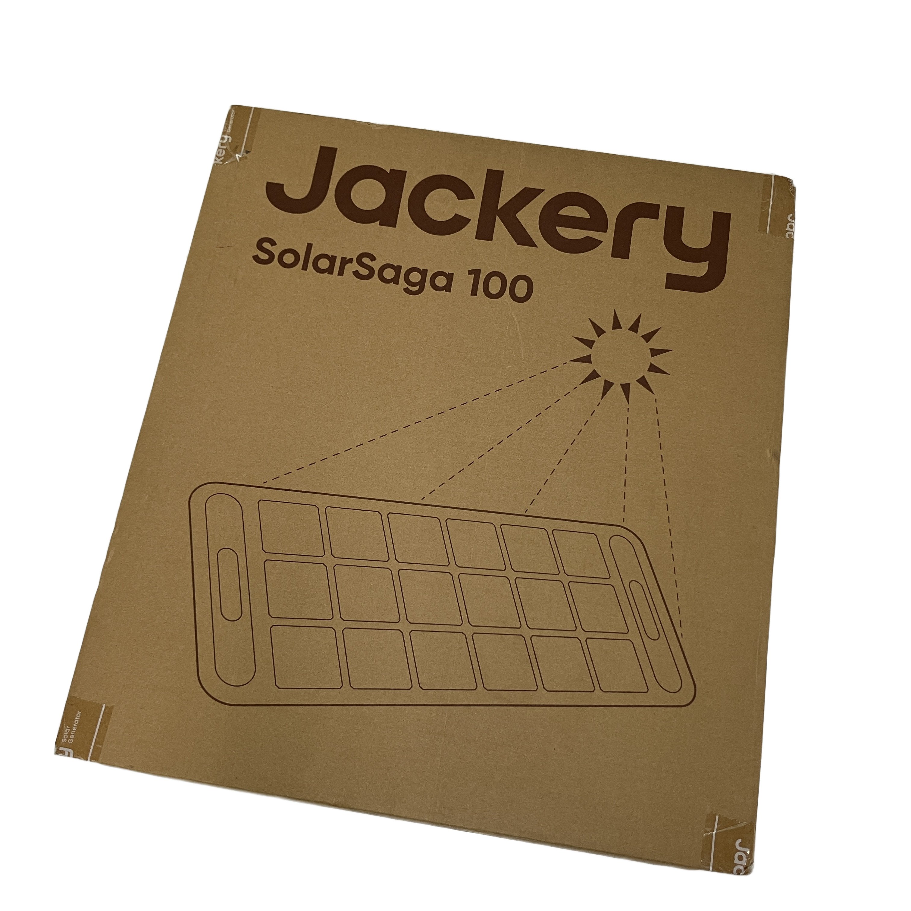 Jackery SolarSaga 100 ソーラーサガ ソーラーパネル JS-100F 太陽光パネル IBC 両面発電 IP68 ポータブル電源対応 キャンプ 車中泊 未使用品