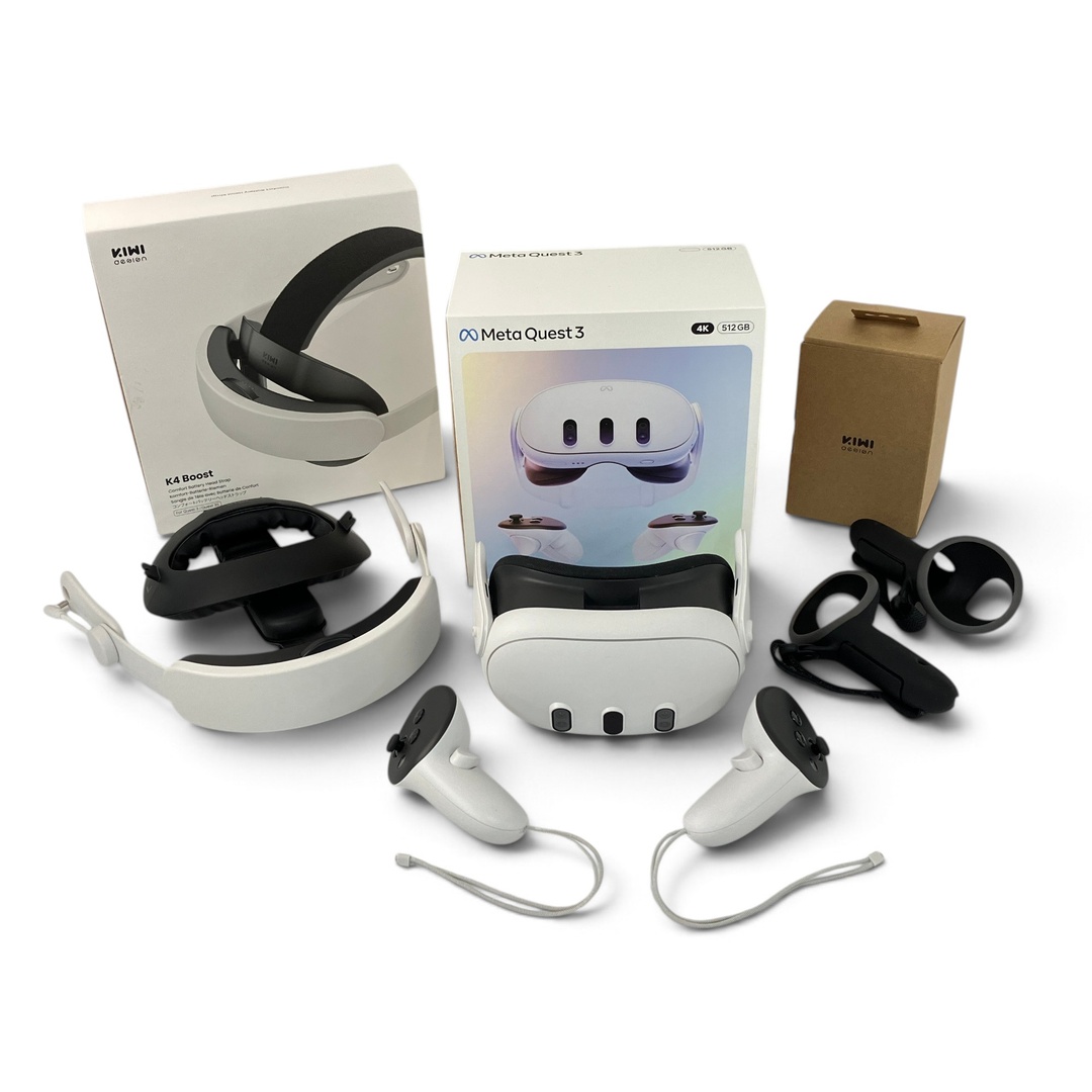 Meta Quest 3 512GB S3A メタクエスト VR ヘッドセット 家電 ゲーム 中古
