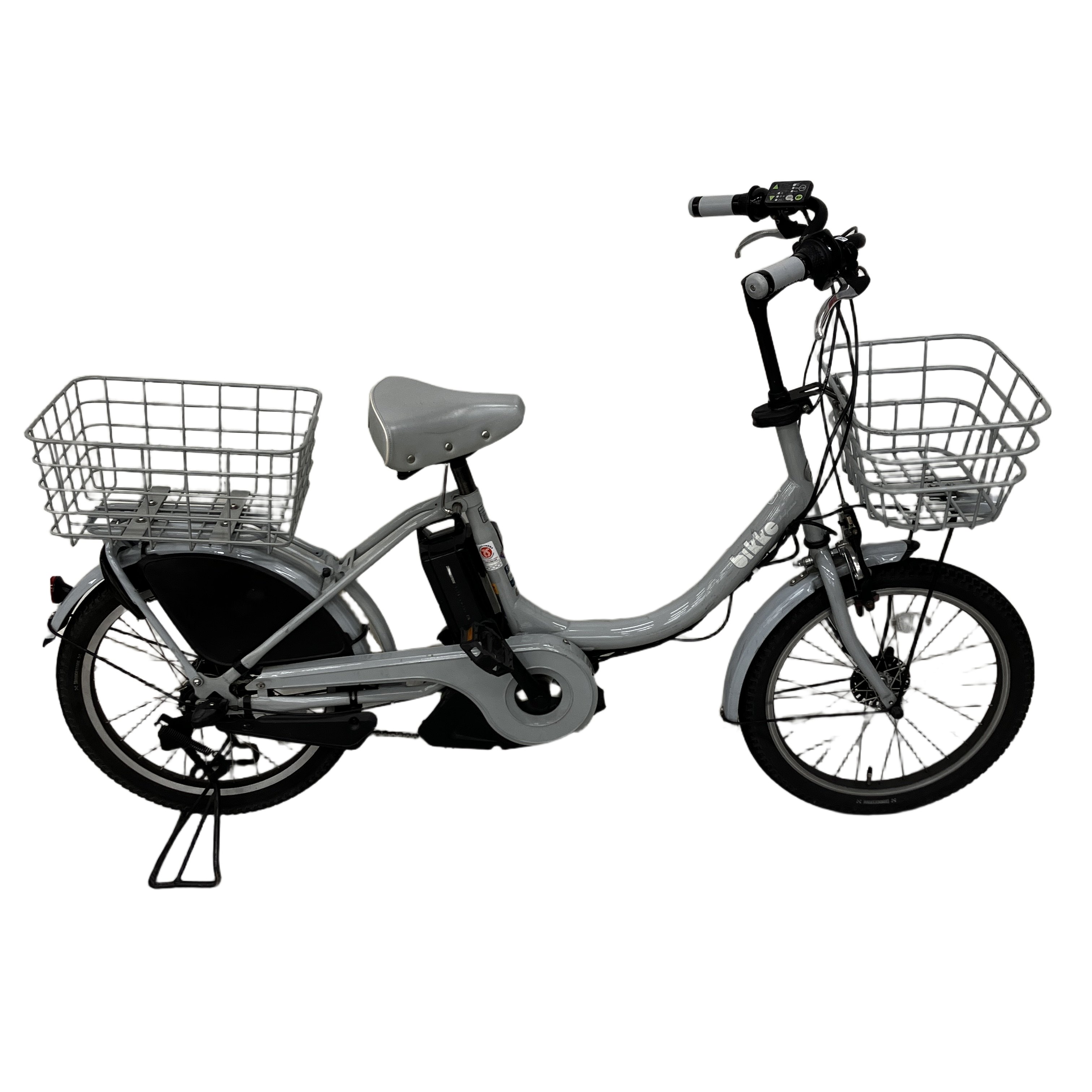BRIDGESTONE ブリヂストン bikke e BK0C83 20インチ リチウム5AH 3段 LED 電動アシスト自転車 中古