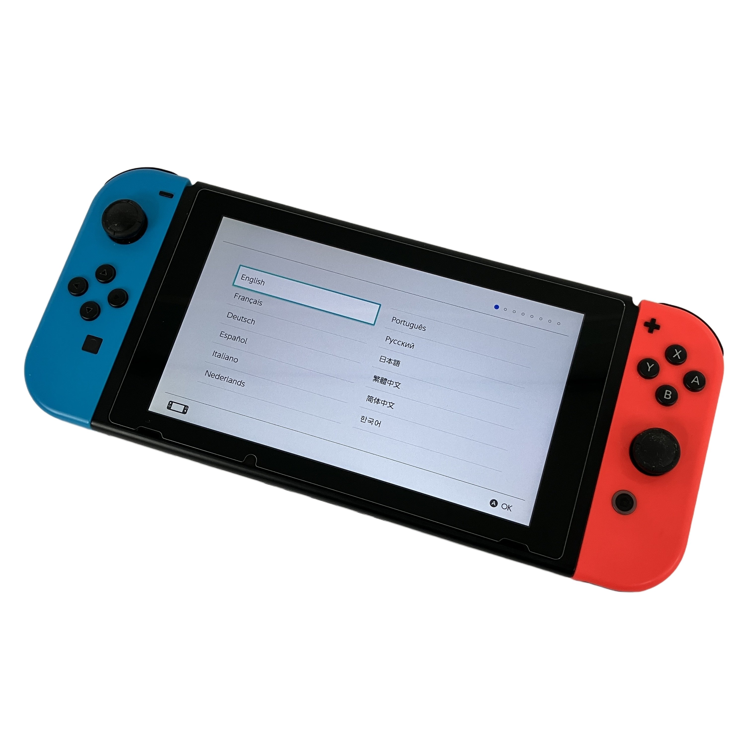 Nintendo Switch HAD-S-KABAA ネオン ブルー レッド ゲーム機 中古