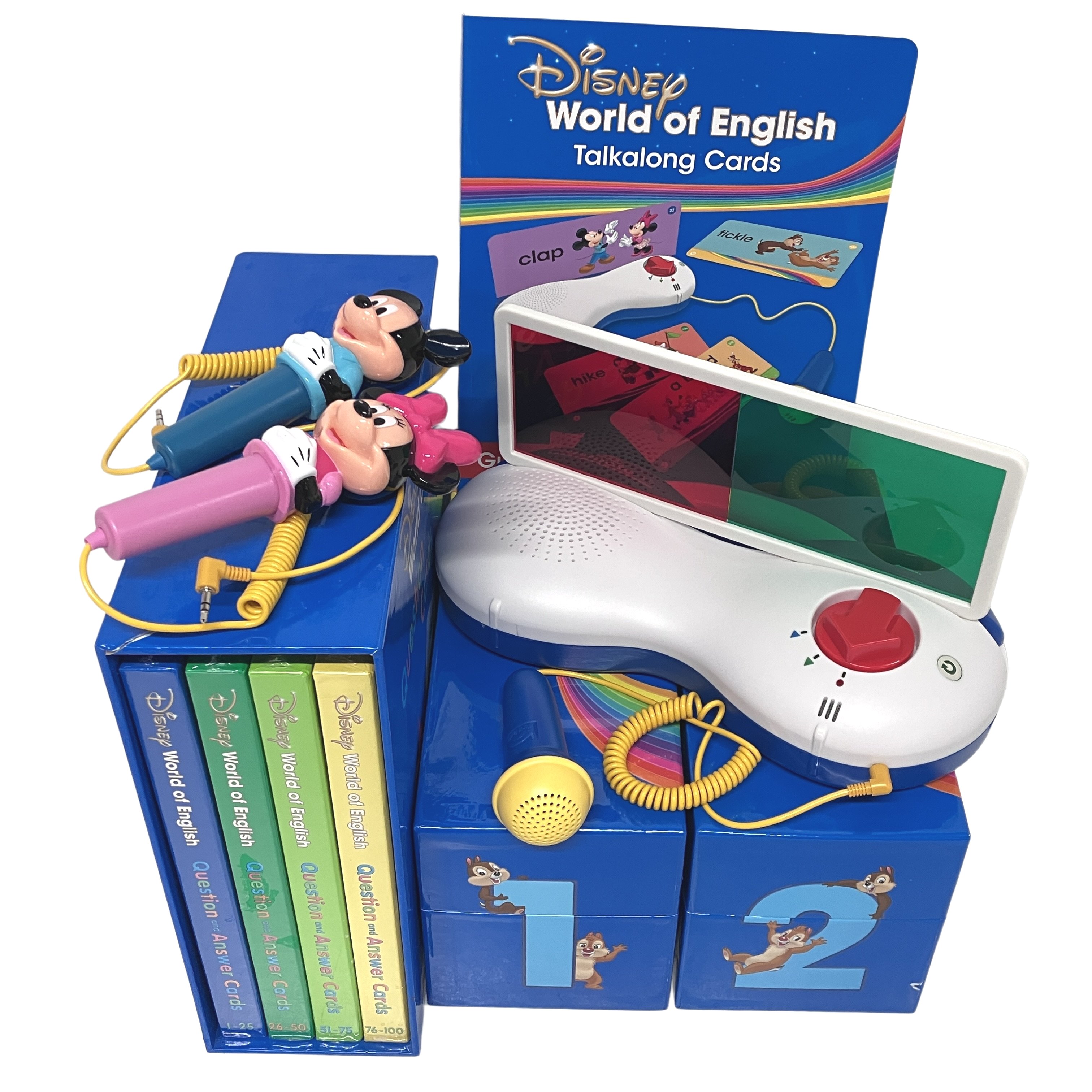 DWE トークアロング Q&Aカード ディズニー ワールド イングリッシュ 2024年頃 英語 教材 中古
