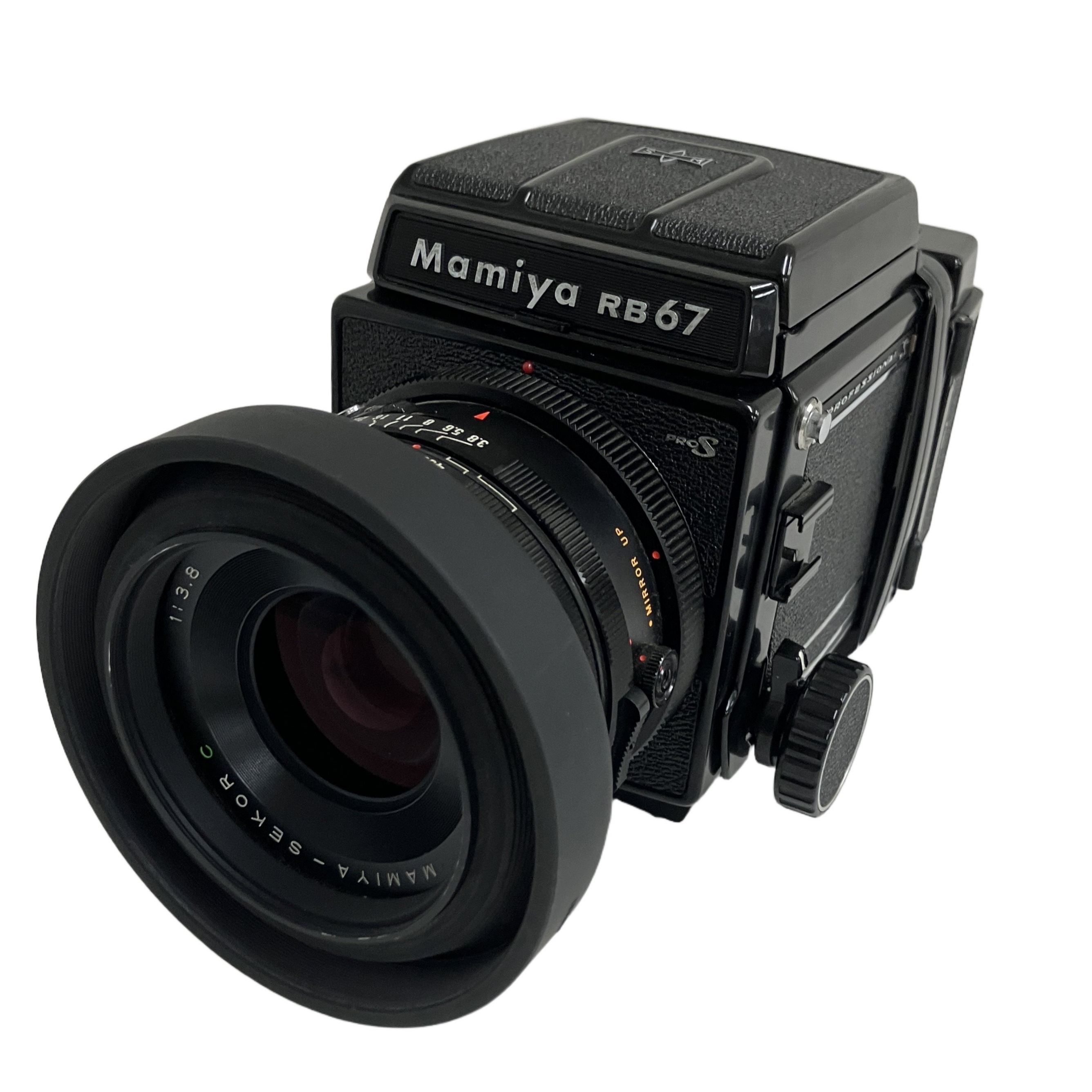 Mamiya RB67 PRO S + MAMIYA-SEKOR C 90mm F3.8 中判フィルムカメラ レンズ付 中古
