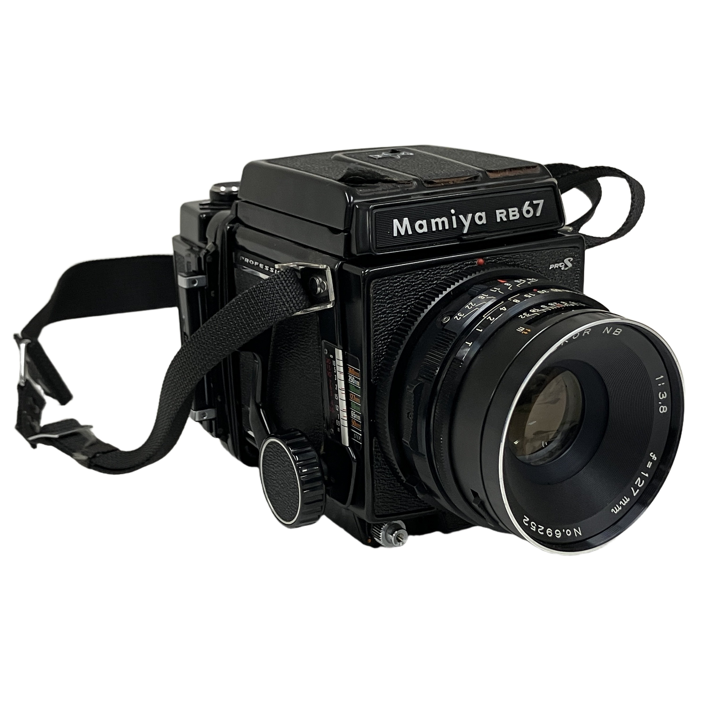 Mamiya RB67 Pro S + Sekor NB 127mm F3.8 中判フィルムカメラ レンズ付 中古