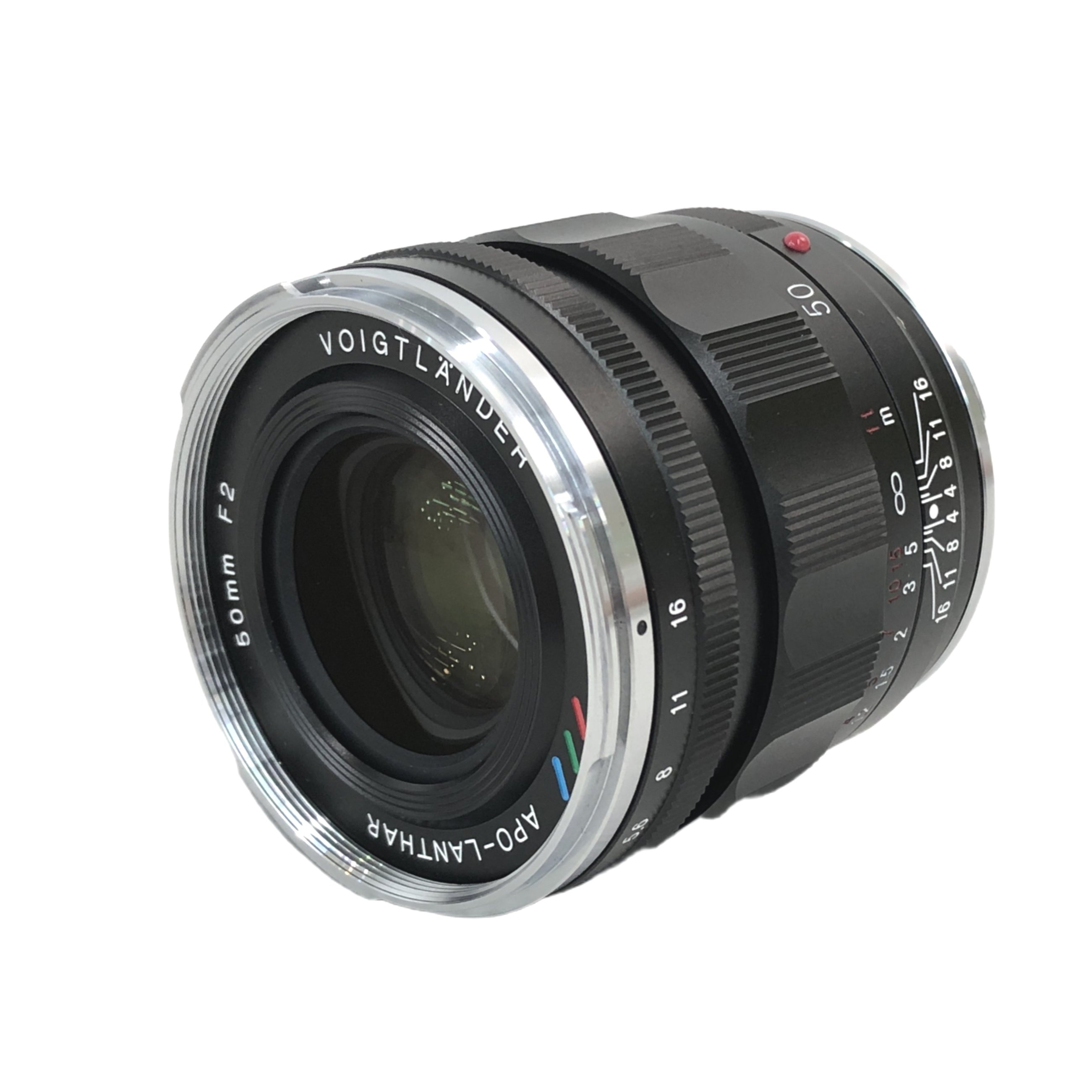 Voigtlander APO-LANTHAR 50mm F2 フォクトレンダー 単焦点レンズ ライカMマウント レンズフード付き 中古 美品