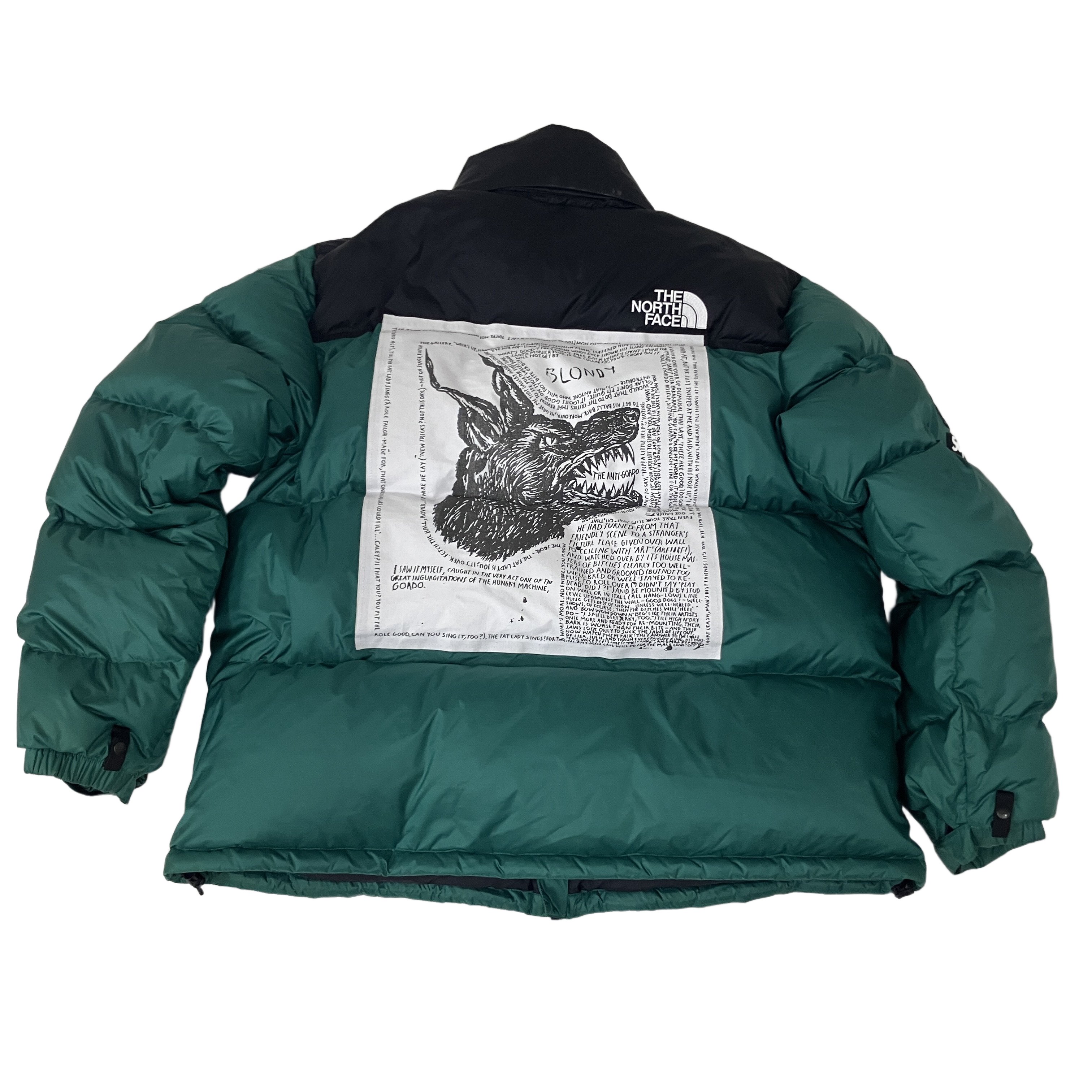 SUPREME シュプリーム 24AW×THE NORTH FACE Nuptse Jacket ダウン ND524201 XL GREEN 緑 メンズ 中古 良好
