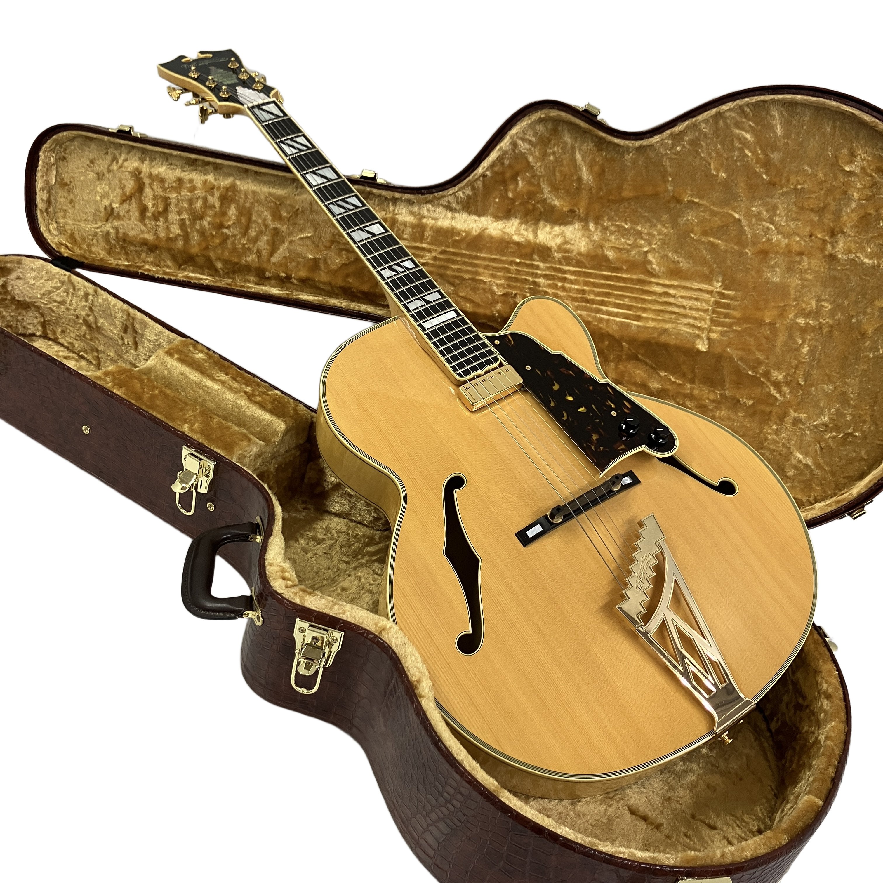 D'Angelico NYL-4 NAT ディアンジェリコ アーチトップ フルアコースティックギター 中古 美品