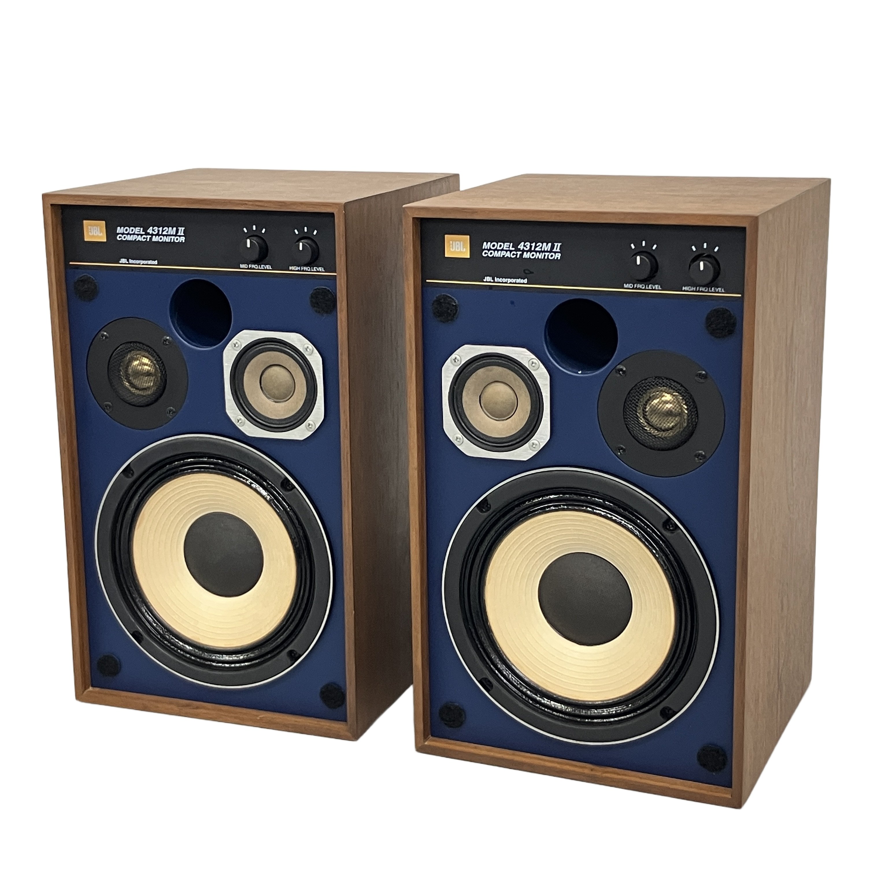JBL 4312M II スピーカーペア 3ウェイ スタジオモニター ブックシェルフ DTM 音響 スタジオ オーディオ 中古