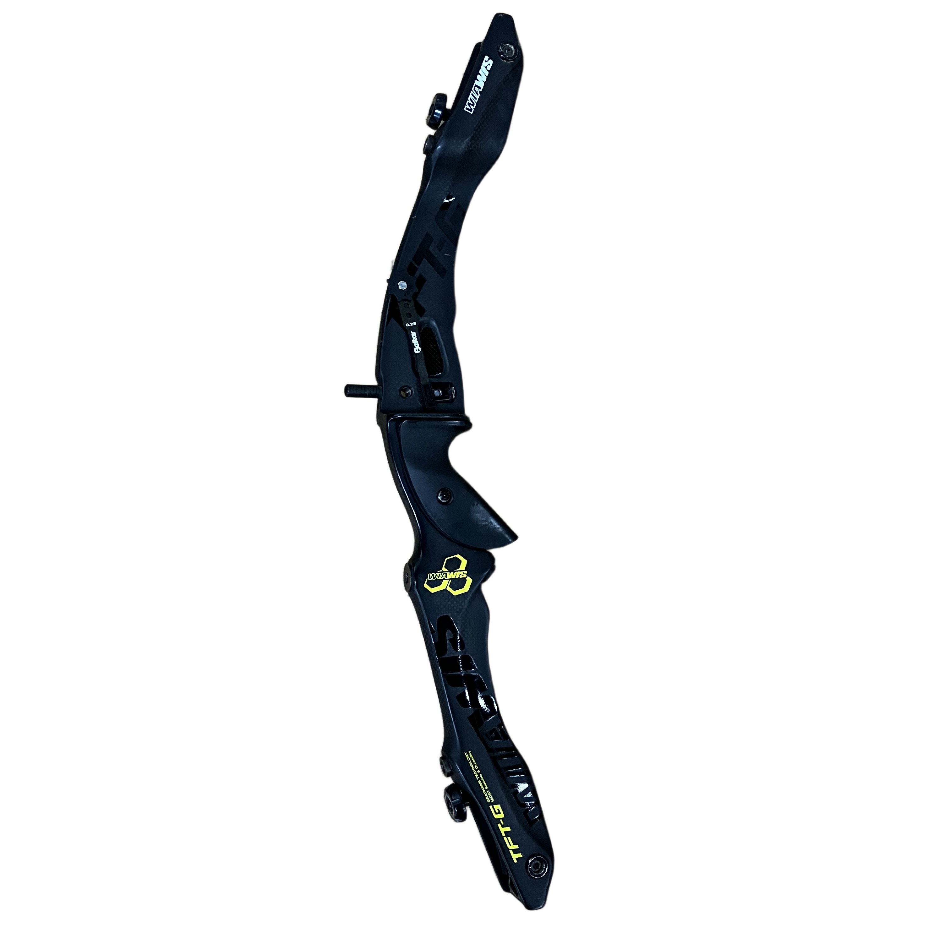 WIN WIAWIS TFT-G ハンドル H25 RH Cブ ラック ケース付き アーチェリー 中古