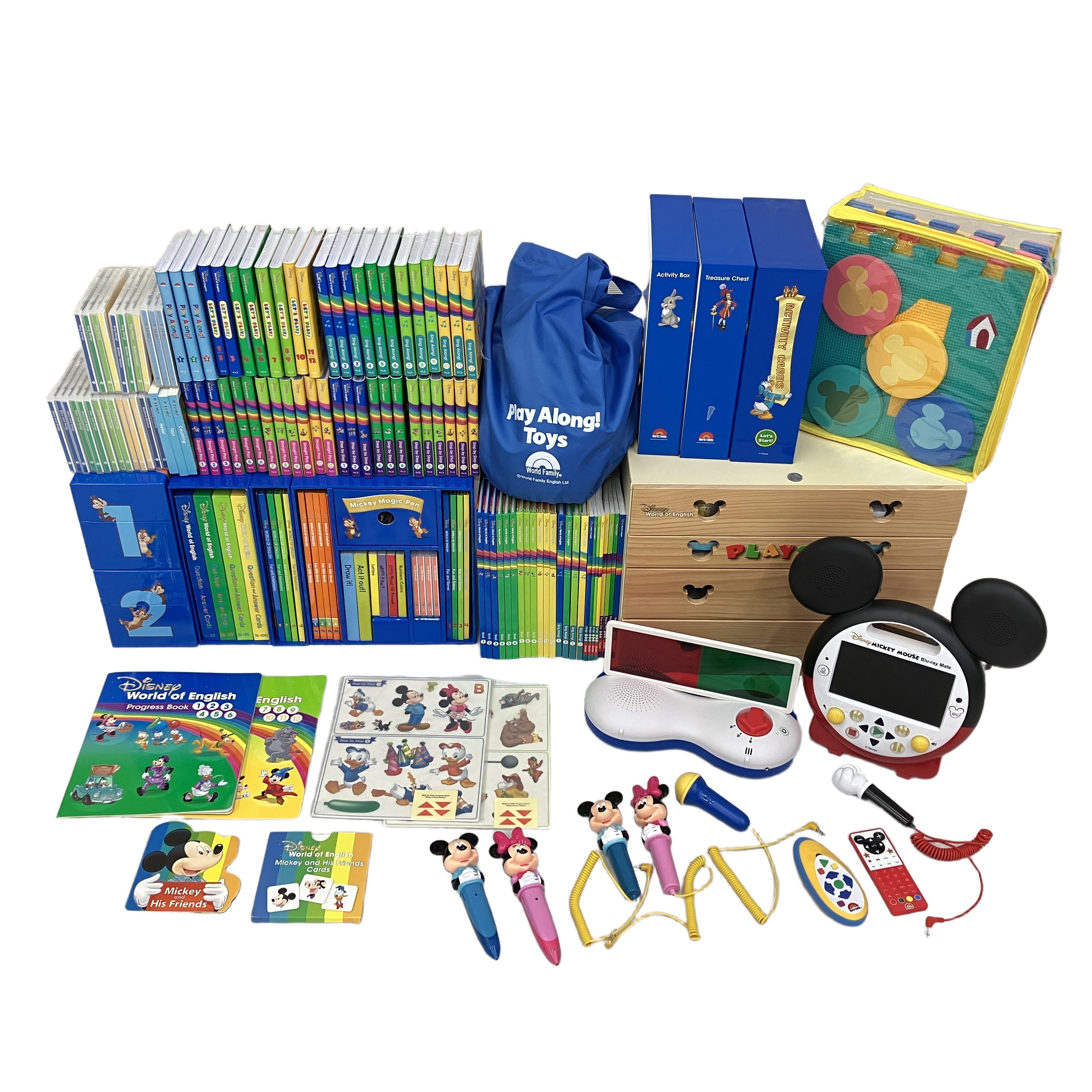 DWE ディズニー英語システム MTDSGAQL 2022年頃 Blu-ray版 子供 英語教材 中古