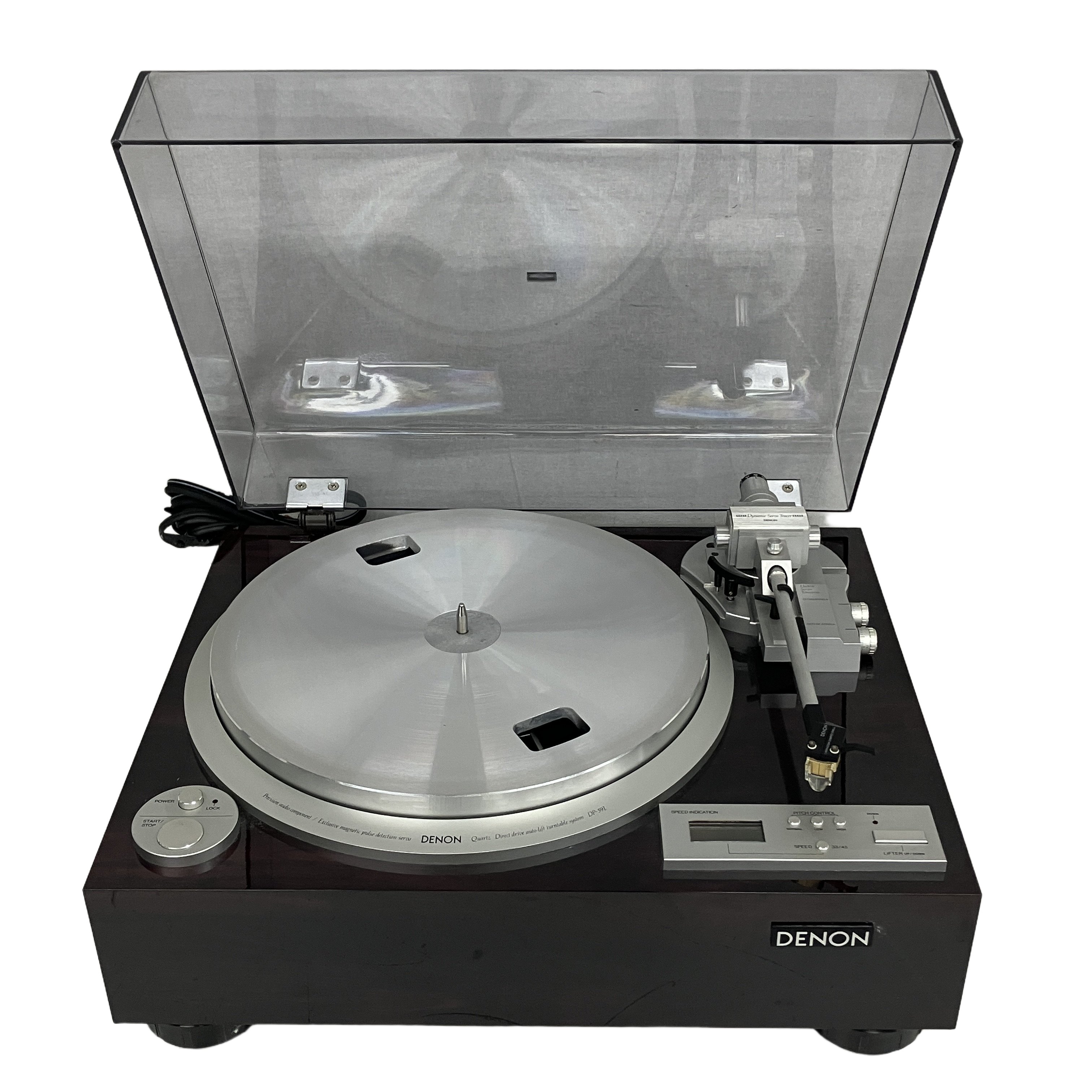 DENON DP-59L ターンテーブル レコードプレイヤー カートリッジ付き 音響機器 中古