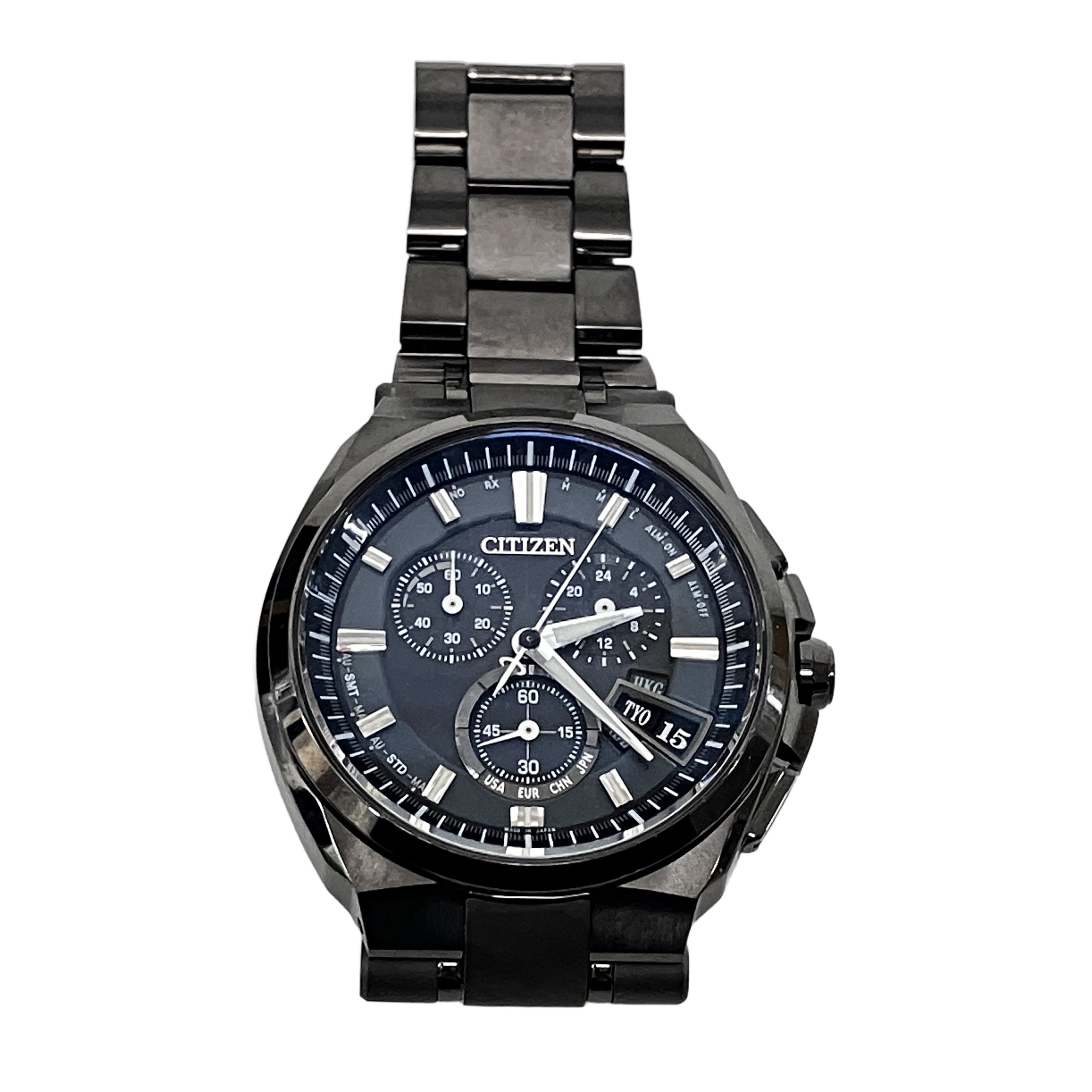 CITIZEN シチズン BY0044-77E アテッサ ダイレクトフライト メンズ腕時計 中古