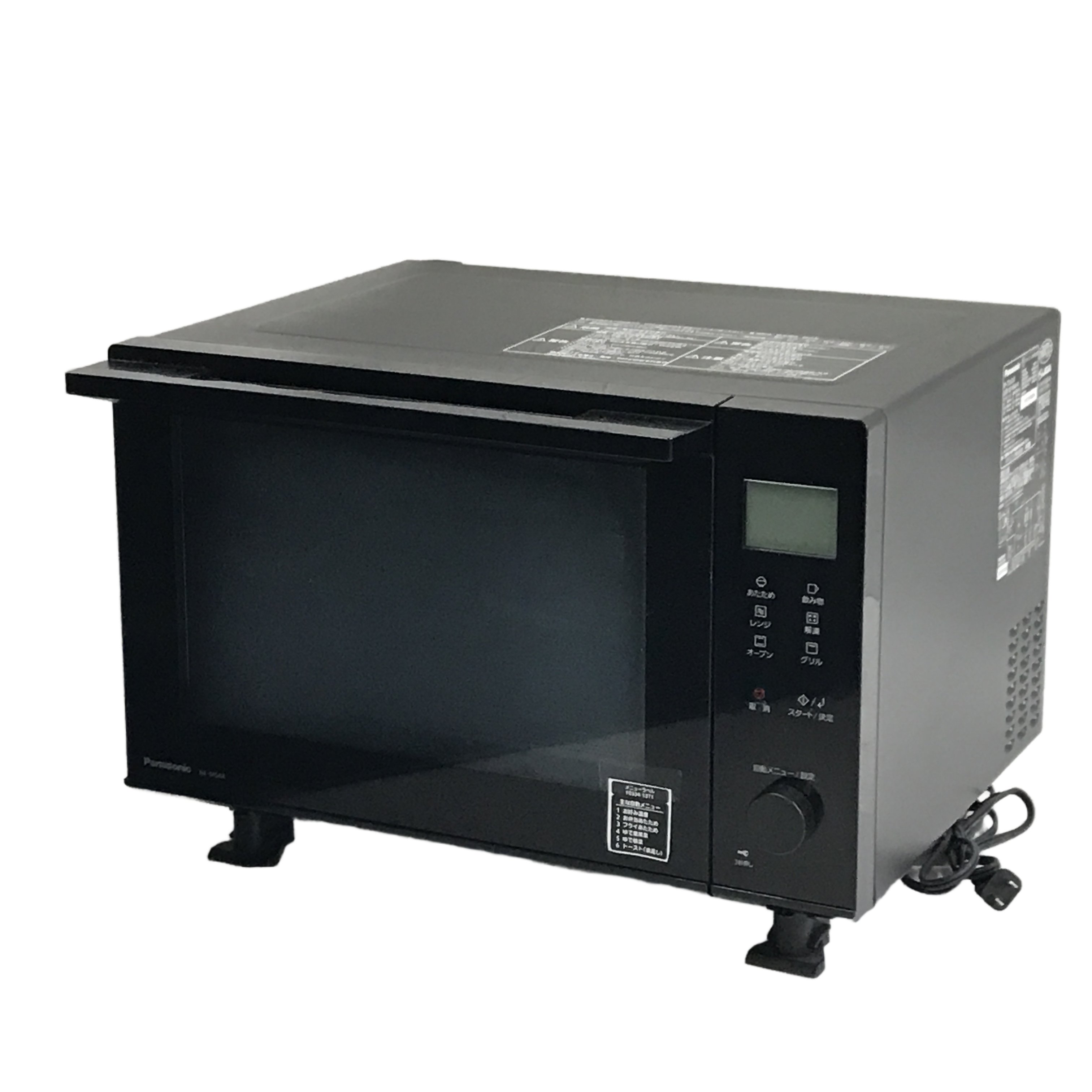 Panasonic NE-MS4A-K オーブンレンジ 26L 2023年製 スイングサーチ 赤外線センサー ブラック 中古 良好