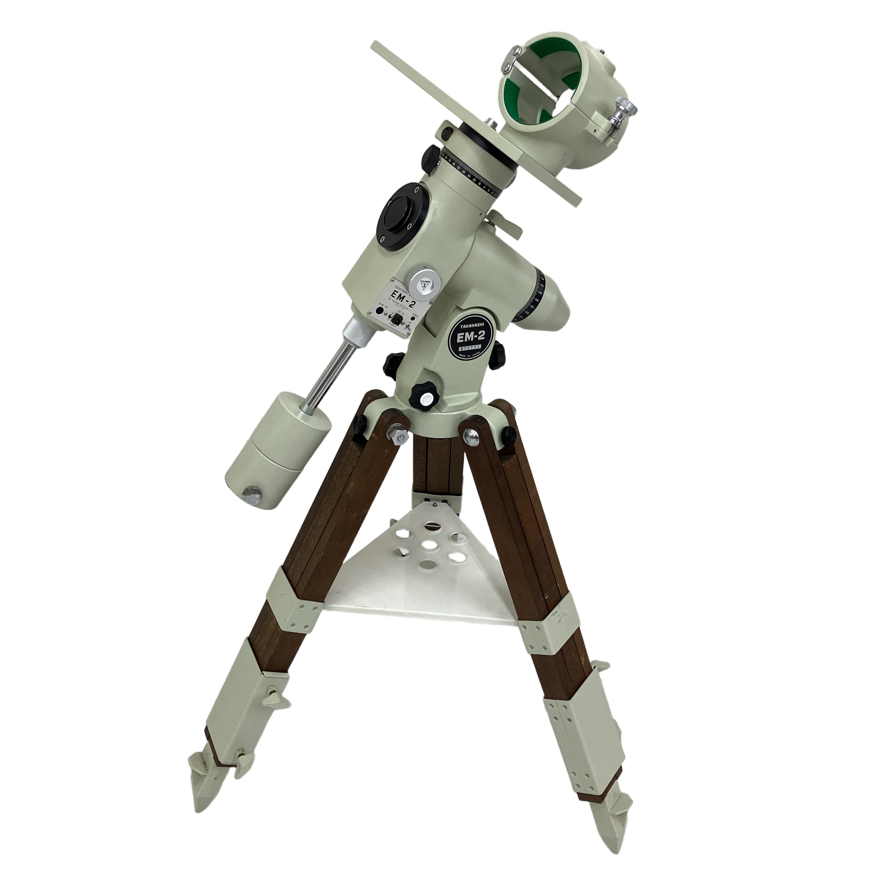 高橋製作所 タカハシ EM-2 赤道儀 木製伸縮三脚 組立済 セット 天体望遠鏡 天体 観測 中古