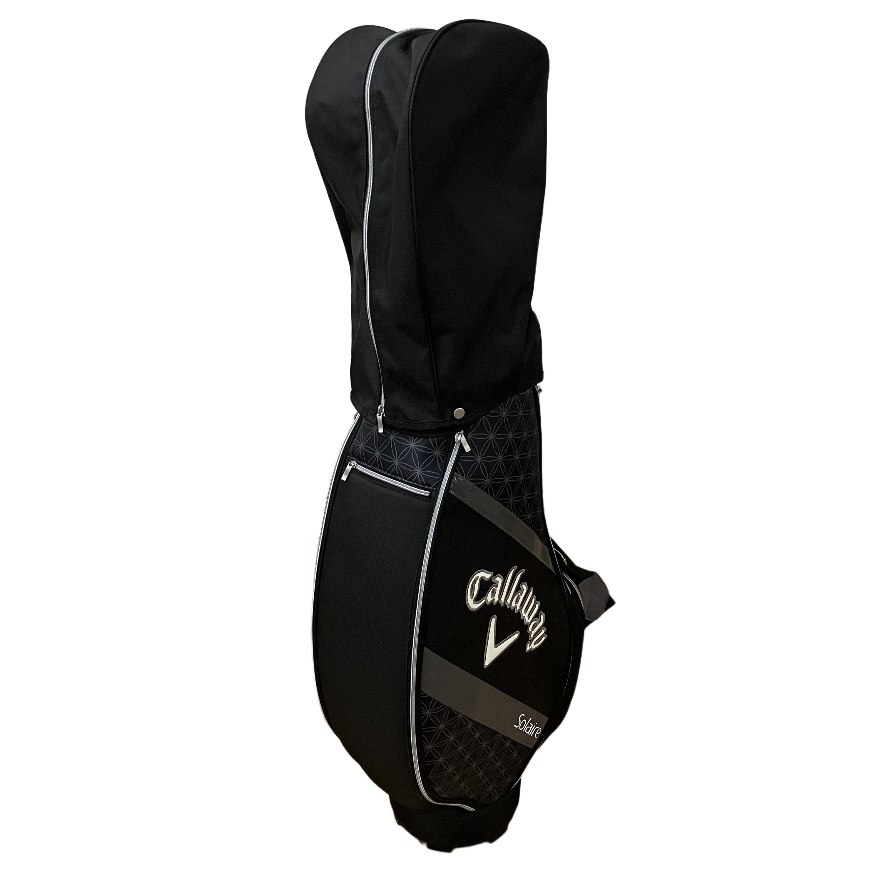 Callaway Solaire ゴルフクラブ ドライバー ウッド ユーティリティ アイアン パター 8本セット キャディバック付き 中古