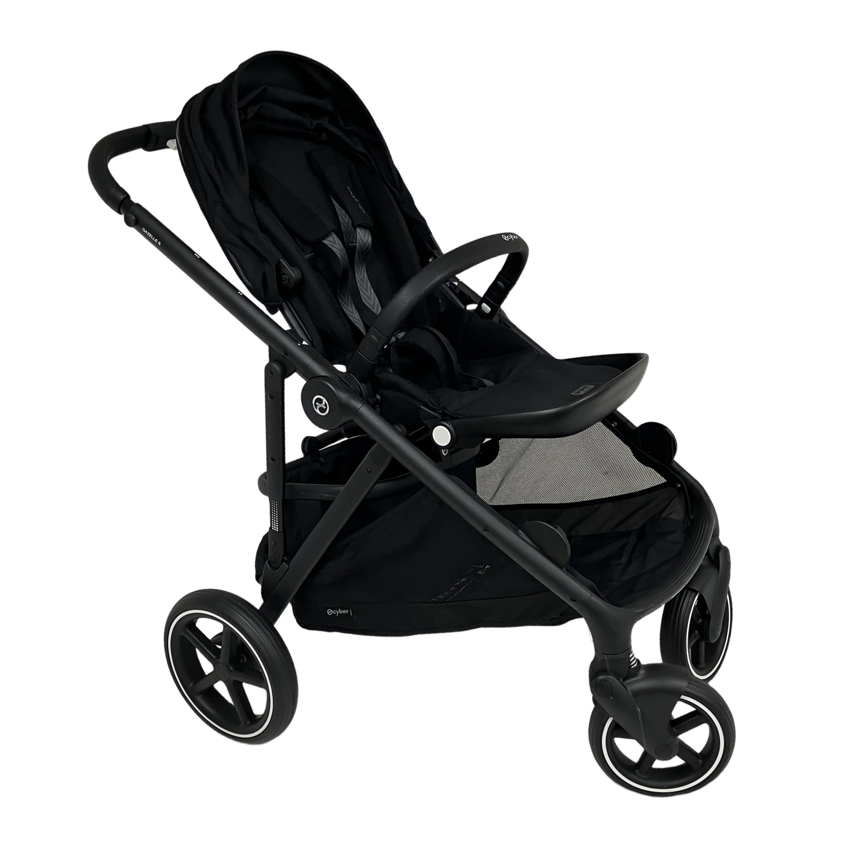 CYBEX GAZELLE S ベビーカー バスケット付き ブラック ベビー用品 中古