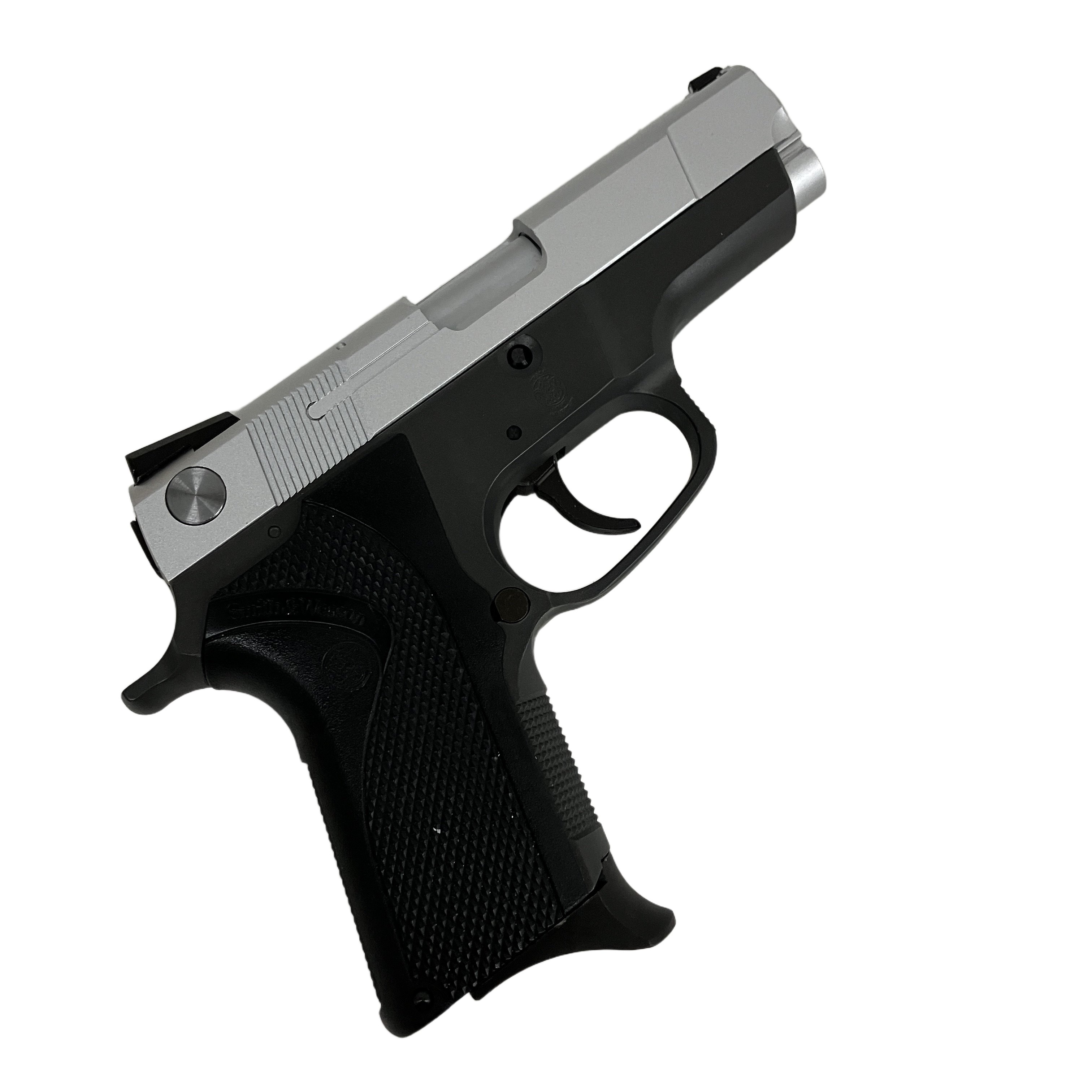 WA ウエスタンアームズ S&W ショーティ40 クロームシルバー モデル ハンドガン ガスガン 中古