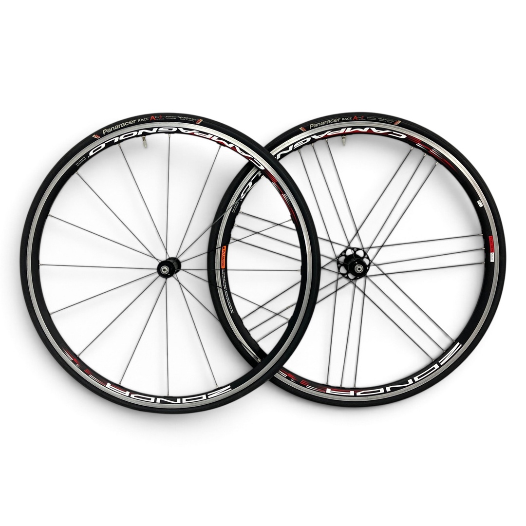 CAMPAGNOLO カンパニョーロ ZONDA Panaracer RACE EVO2 700×25C 前後 ホイール ロードバイク 自転車 中古