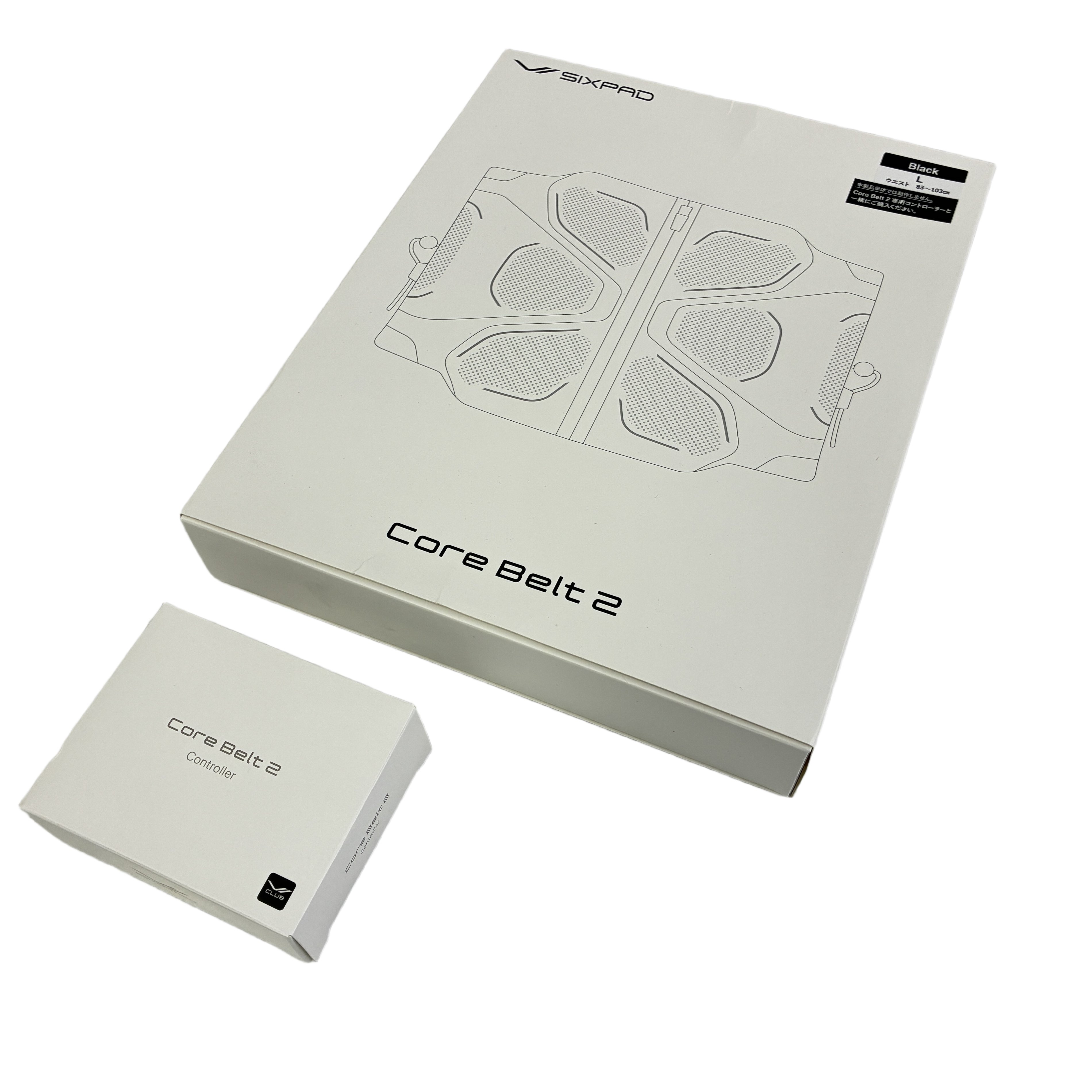 SIXPAD Core Belt 2 SE-CB コアベルト2 Lサイズ コントローラー付き シックスパッド 未使用 開封済み