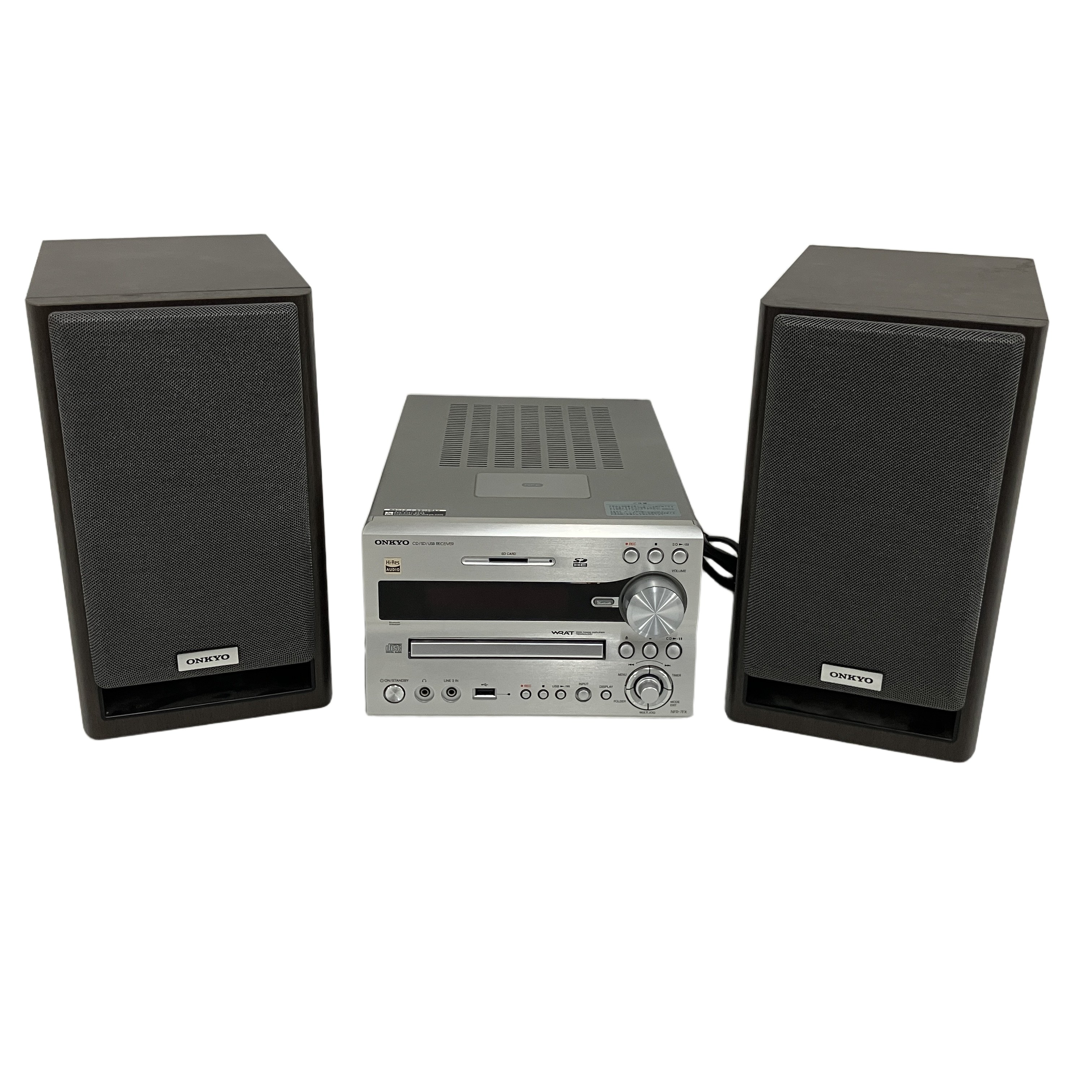 ONKYO X-NFR7FX CD ミニコンポ スピーカー 2019年製 音響機材 オーディオ 中古