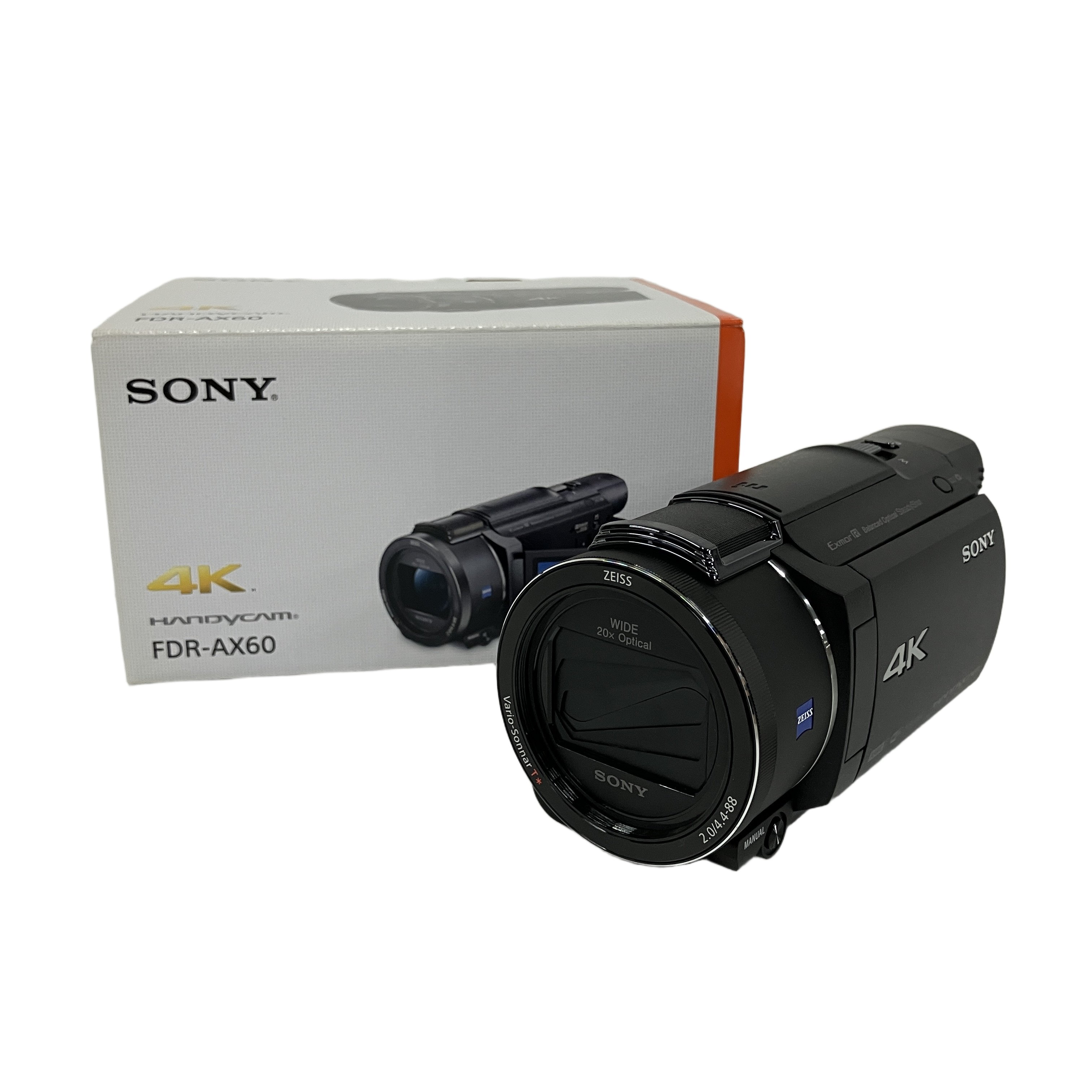 ★SONY FDR-AX60 ソニー デジタル4Kビデオカメラ Handycam 空間光学手ブレ補正 64GB内蔵メモリー★