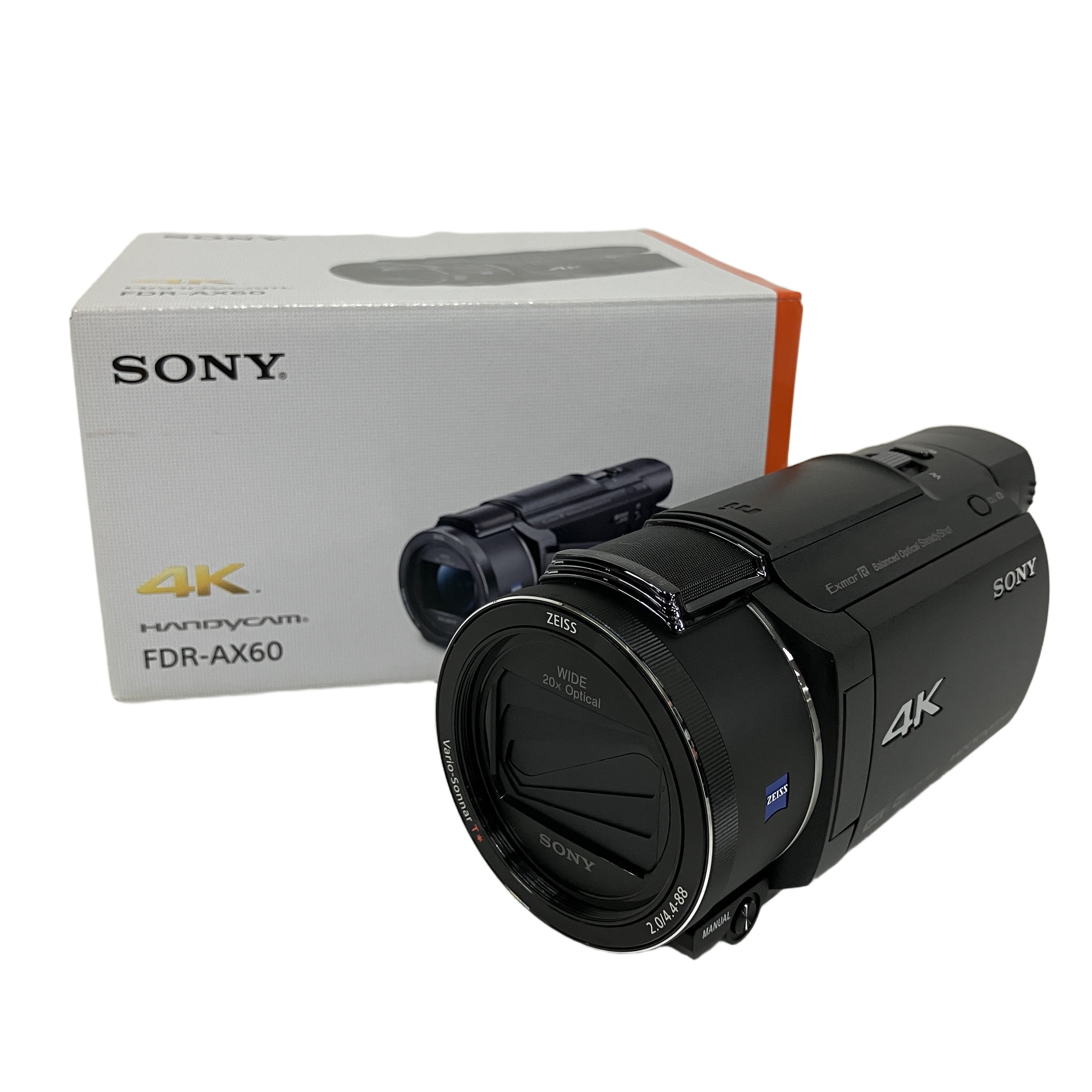 SONY FDR-AX60 ソニー 4K ビデオカメラ Handycam 空間光学手ブレ補正 64GB内蔵メモリー 未使用 未開封