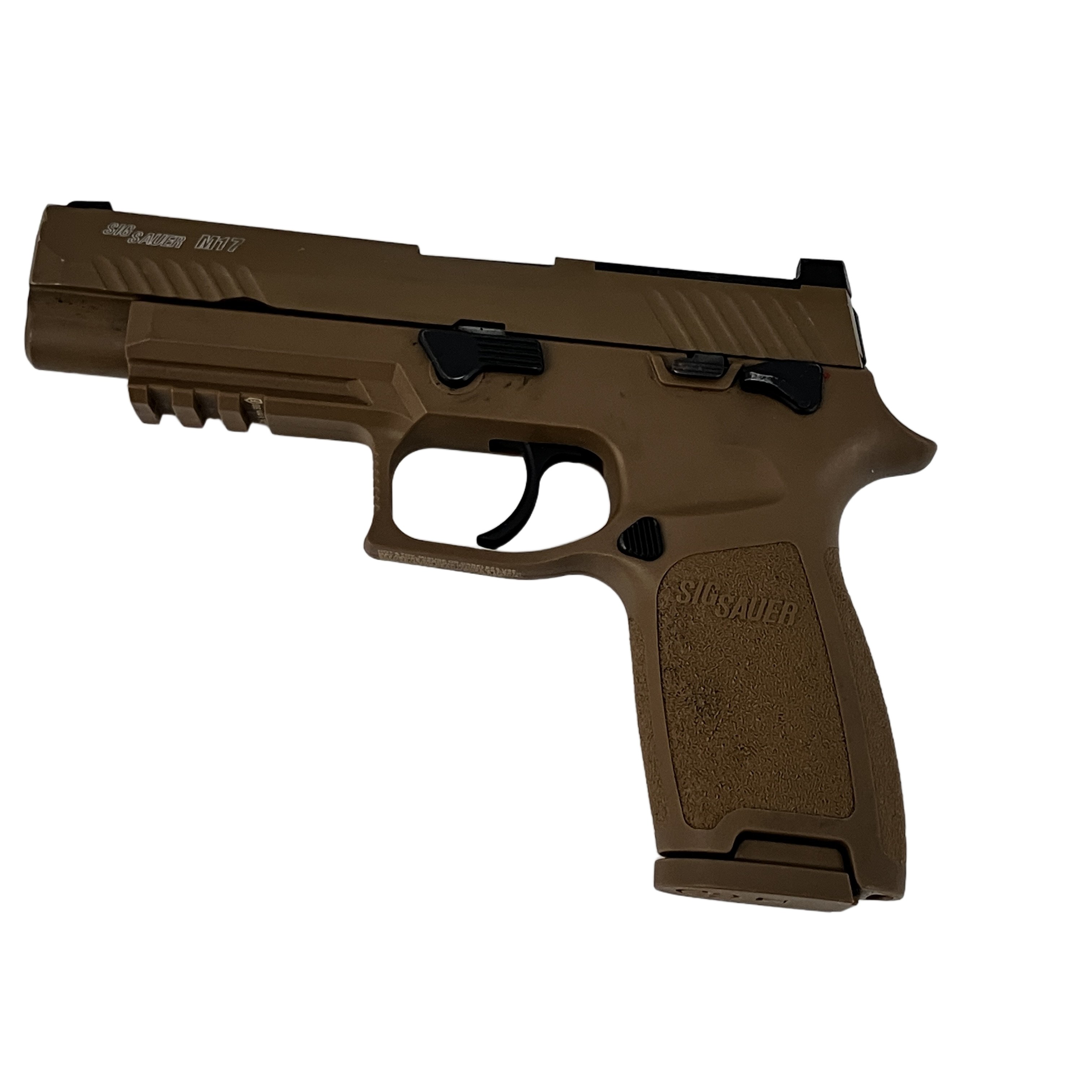 SIG SAUER M17 ガスブローバック タンカラー ガスガン マガジン1本付き エアガン 中古