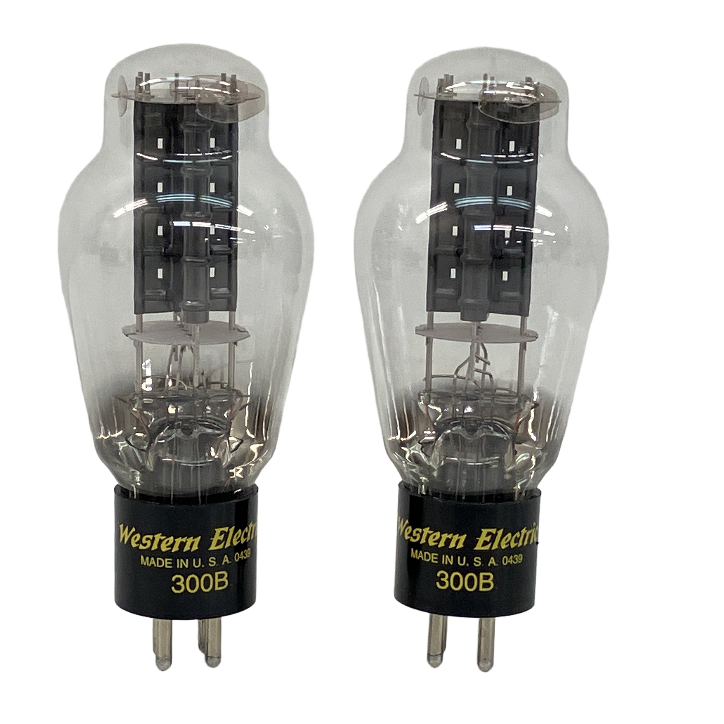 Western Electric ウエスタンエレクトリック WE 300B マッチドペア 真空管 音響機材 未使用