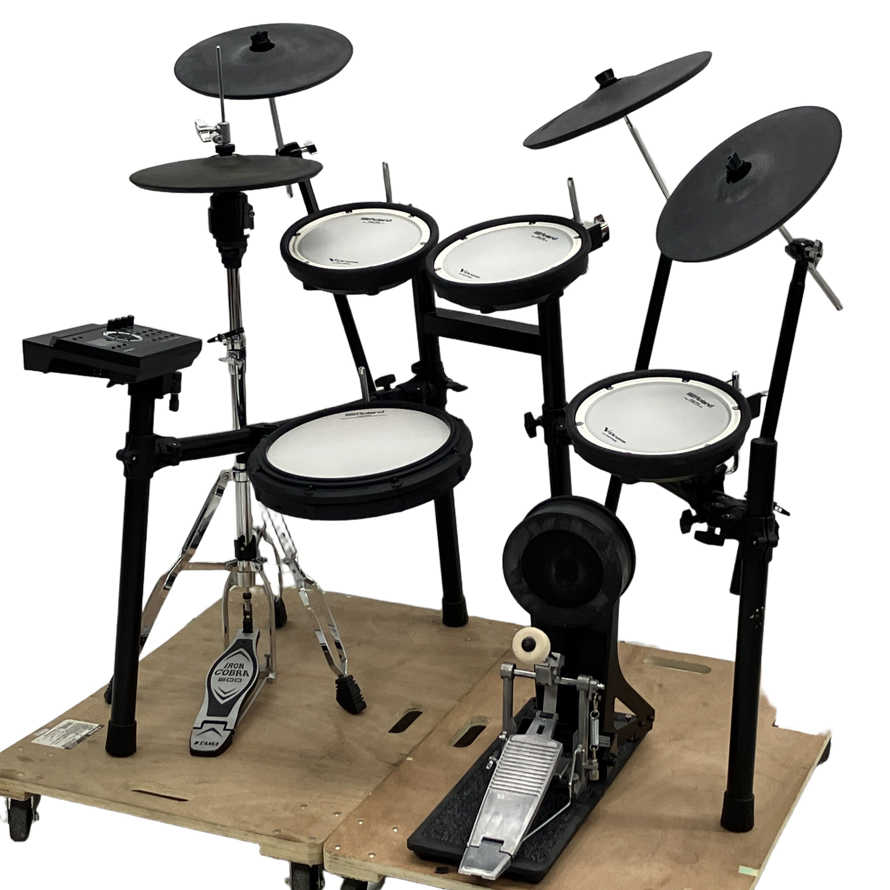Roland TD-17KVX 電子ドラム キックペダル ハイハットセット ローランド ドラム 打楽器 音響 中古