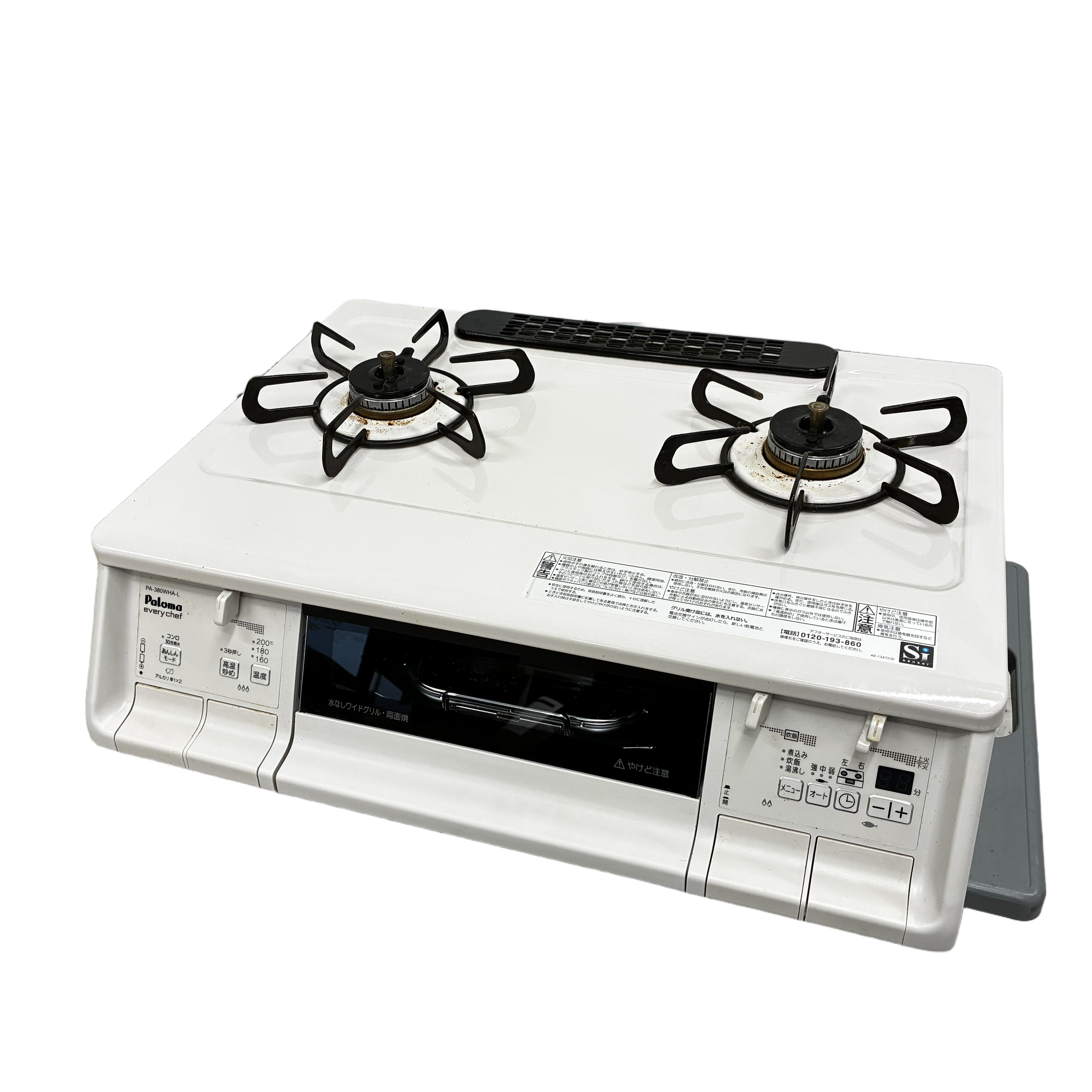 Paloma PA-380WHA-L ガステーブルコンロ 都市ガス 2024年製 調理器具 パロマ 家電 中古