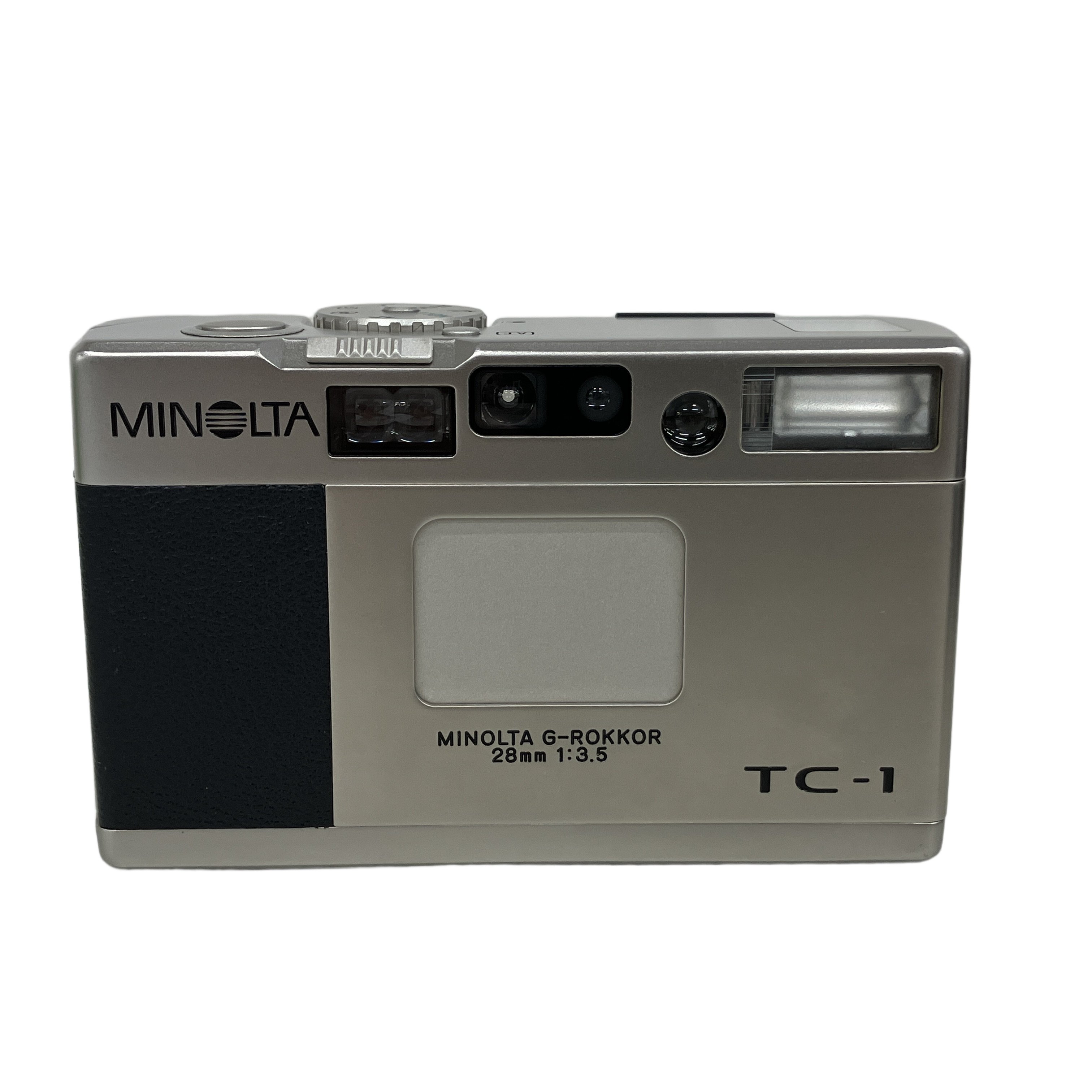 チタン製の極小ボディに描写力に優れたG-ROKKOR 28mm F3.5レンズを搭載した、高級コンパクトフィルムカメラの名機