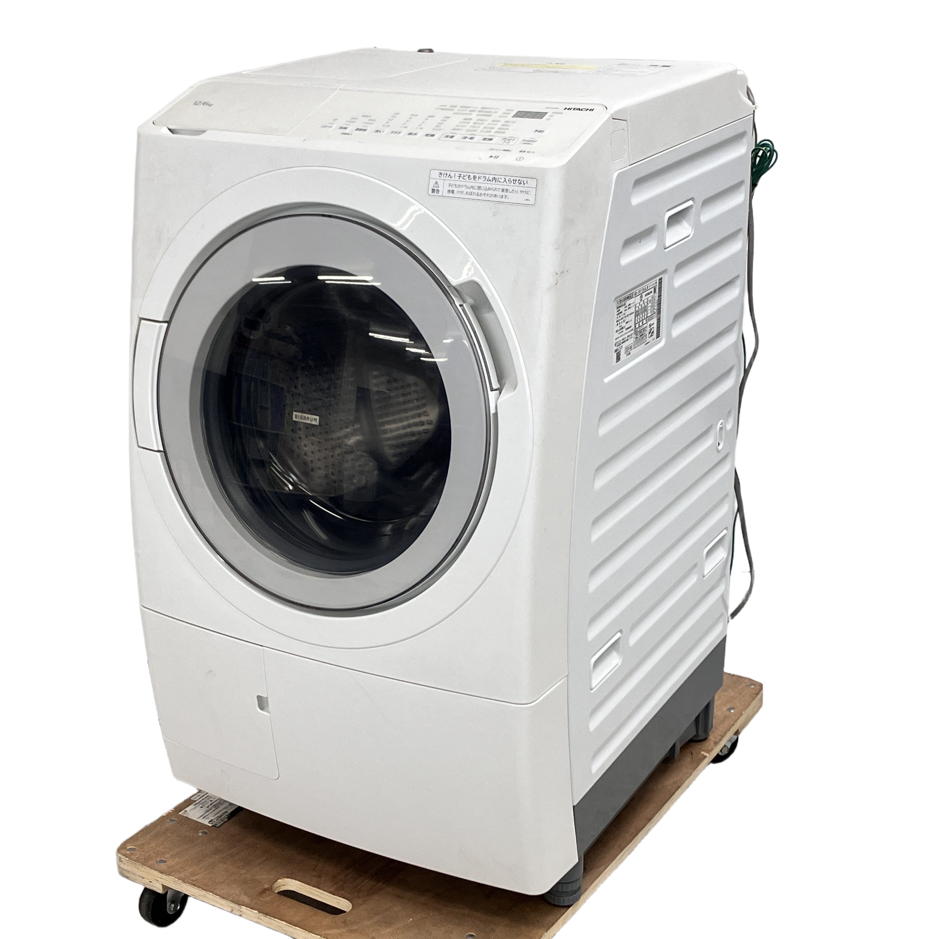 HITACHI BD-SV120JL ビッグドラム ドラム式 洗濯乾燥機 左開き 2024年製 家電 日立 中古