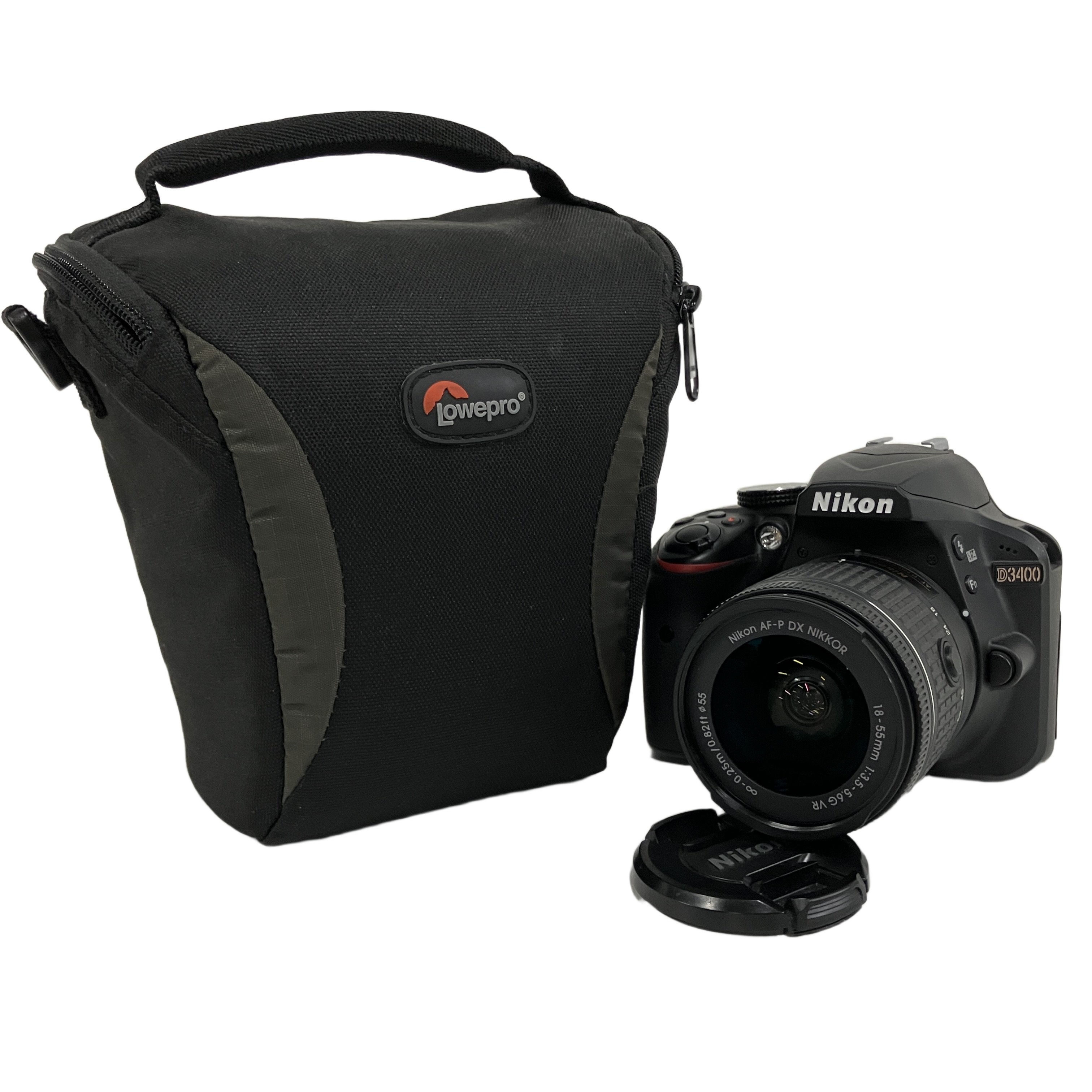 Nikon D3400 Nikon AF-P DX NIKKOR 18-55mm DX VR レンズキット ニコン 中古 訳あり