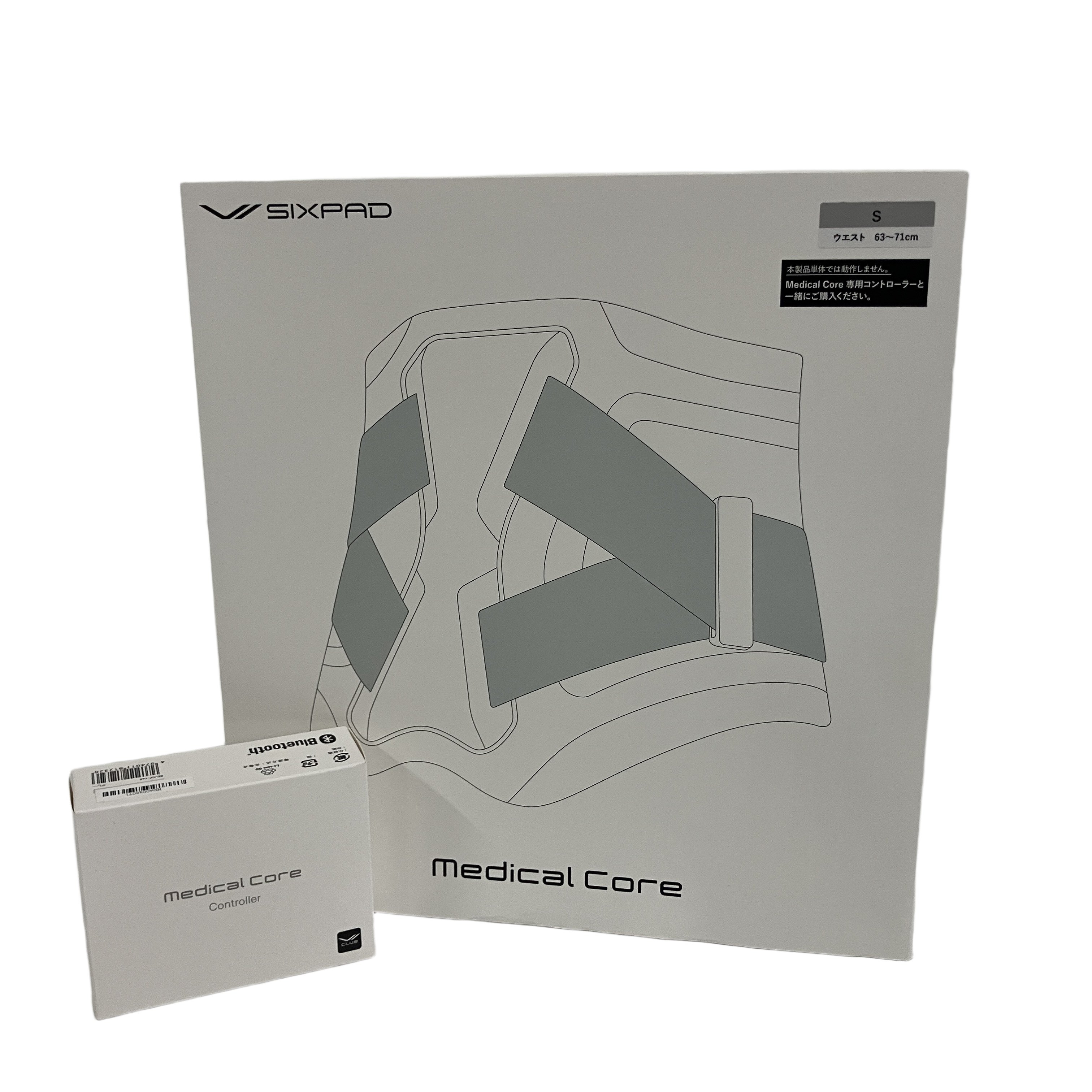 SIXPAD シックスパッド Medical Core メディカルコア SE-CG14A-S Sサイズ 専用コントローラー付 未使用 開封済