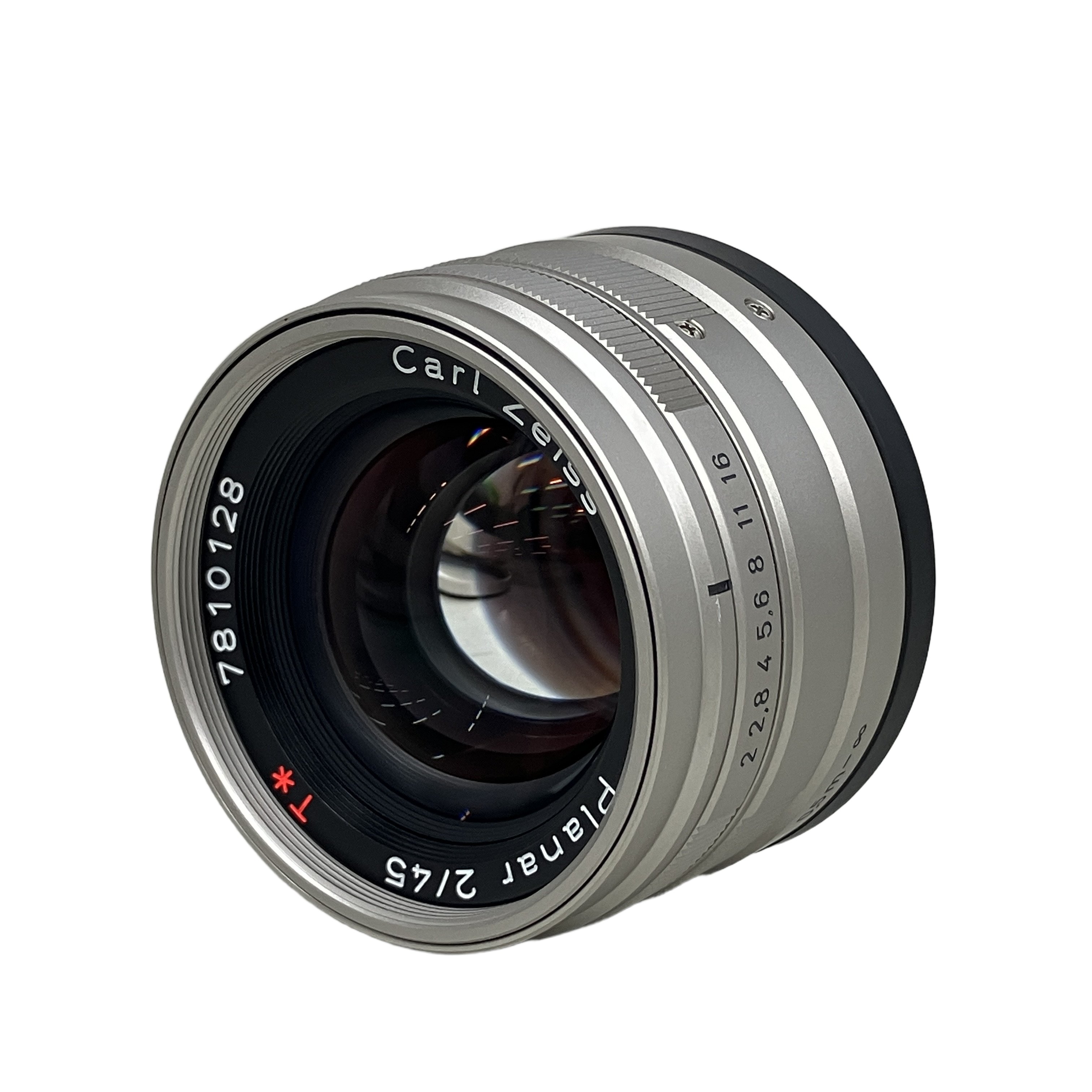 ★世界最高峰のシャープな描写力を誇る標準単焦点レンズ CONTAX Carl Zeiss Planar T* 45mm F2 (Gマウント)★