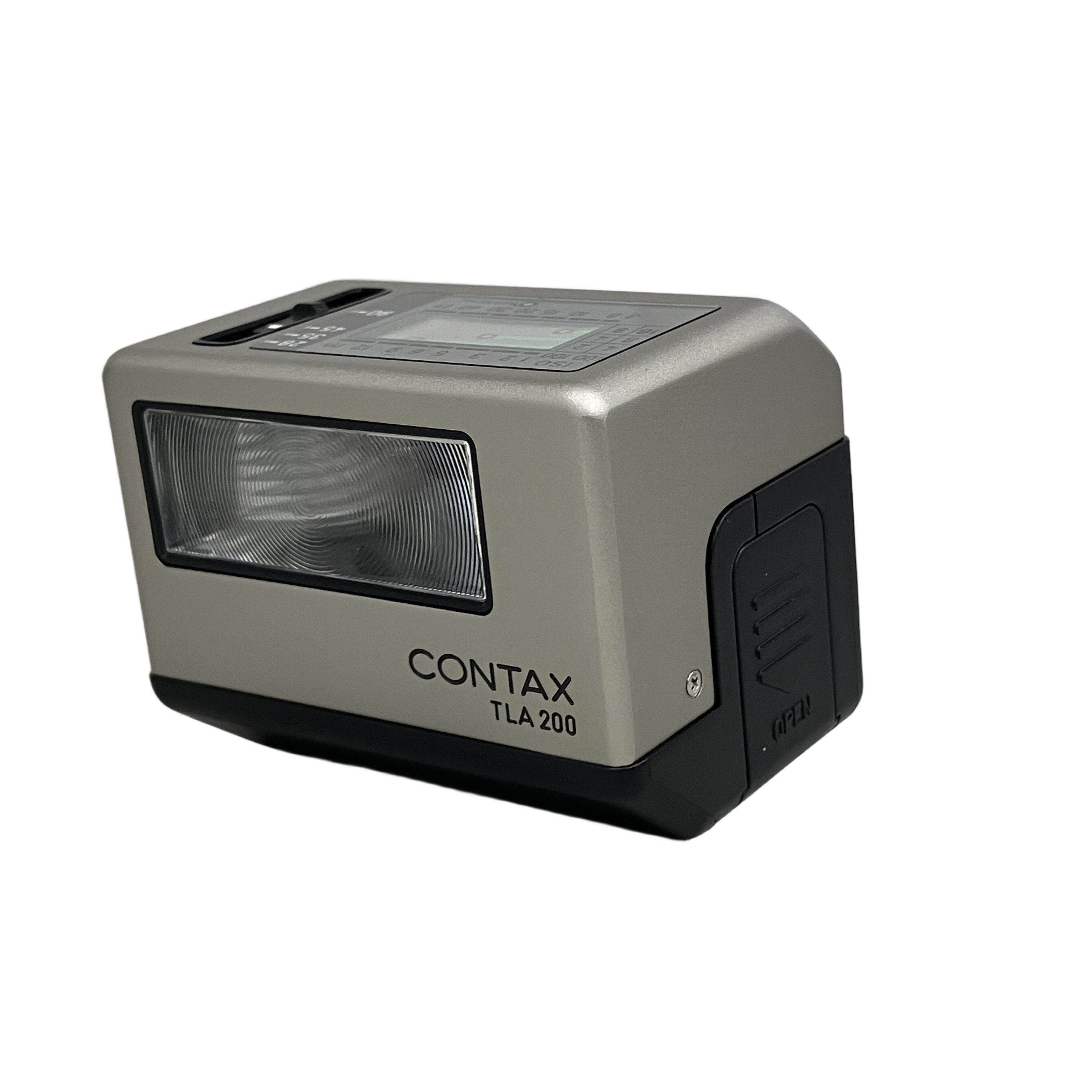 CONTAX TLA200 ストロボ ケース付 カメラ周辺機器 コンタックス 中古 良好