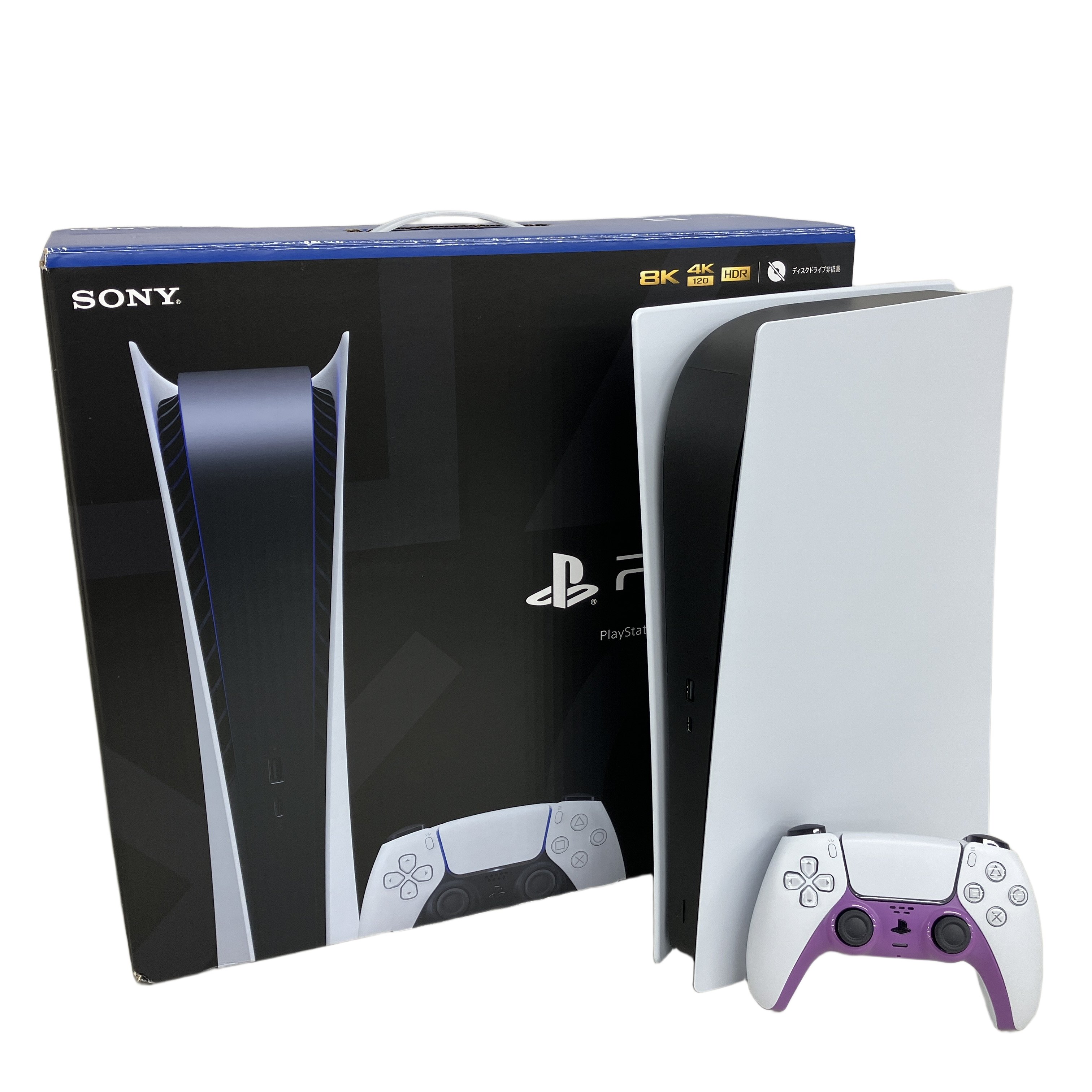 SONY CFI-1200B PlayStation5 PS5 デジタルエディション コントローラー、充電スタンド付属 ゲーム機 中古