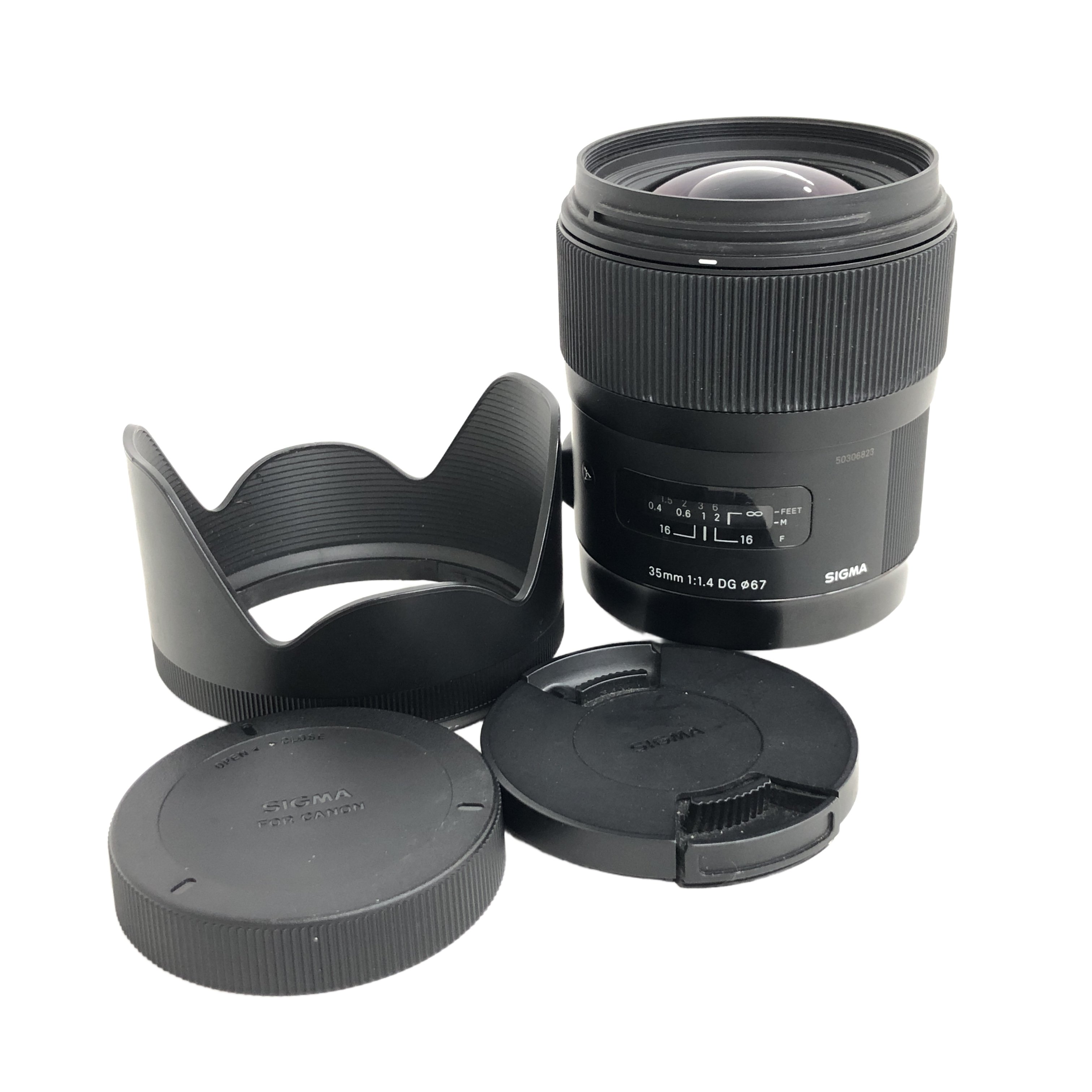 SIGMA シグマ 35mm 1:1.4 DG CANON EFマウント カメラ 中古