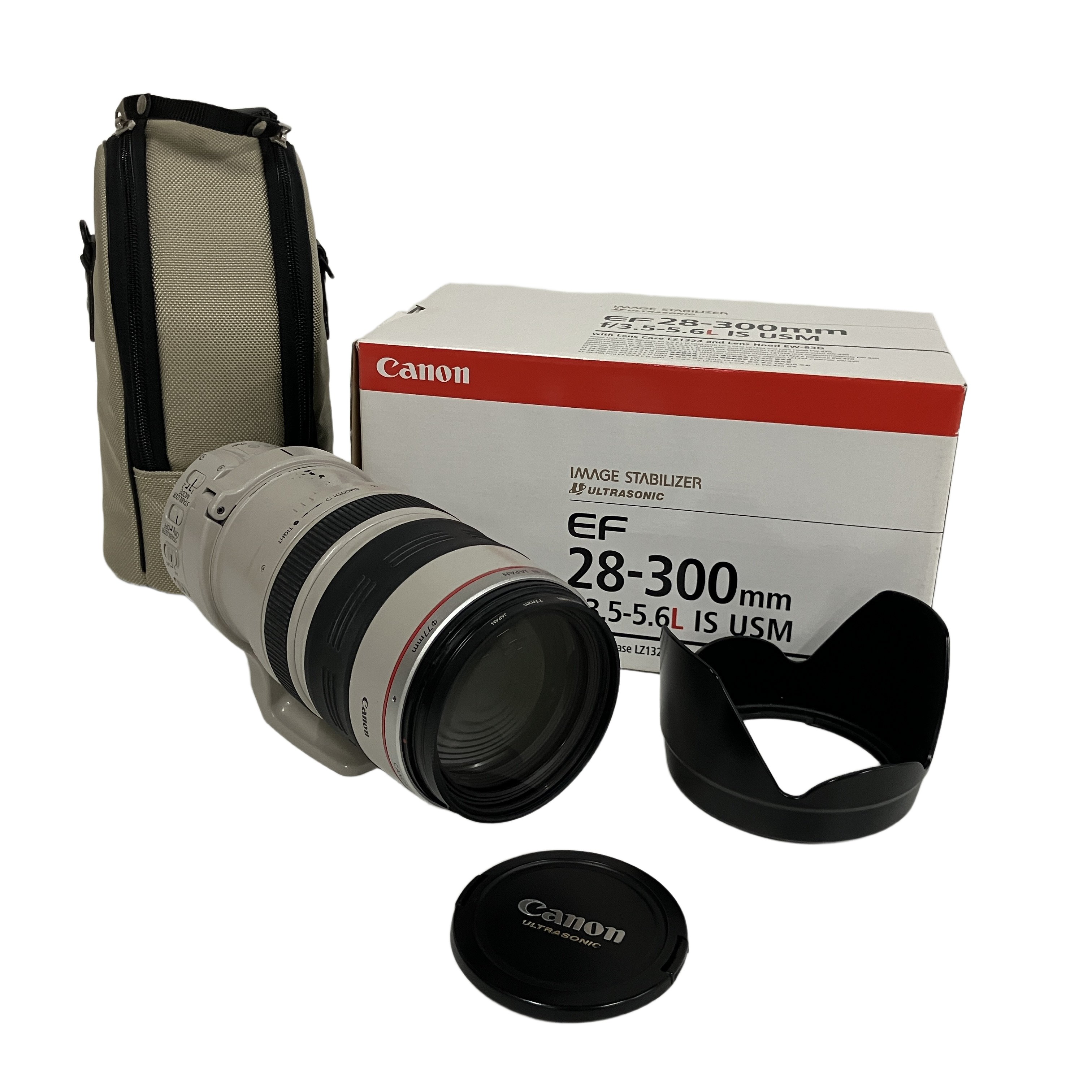 Canon キャノン EF 28-300mm f/3.5-5.6 L IS USM カメラ 望遠 ズームレンズ 中古
